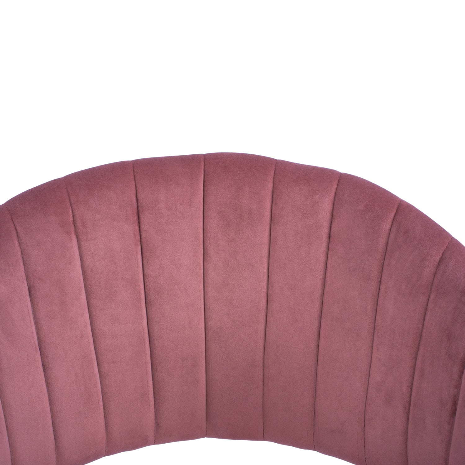 Кресло Теодор златисти крака - розово