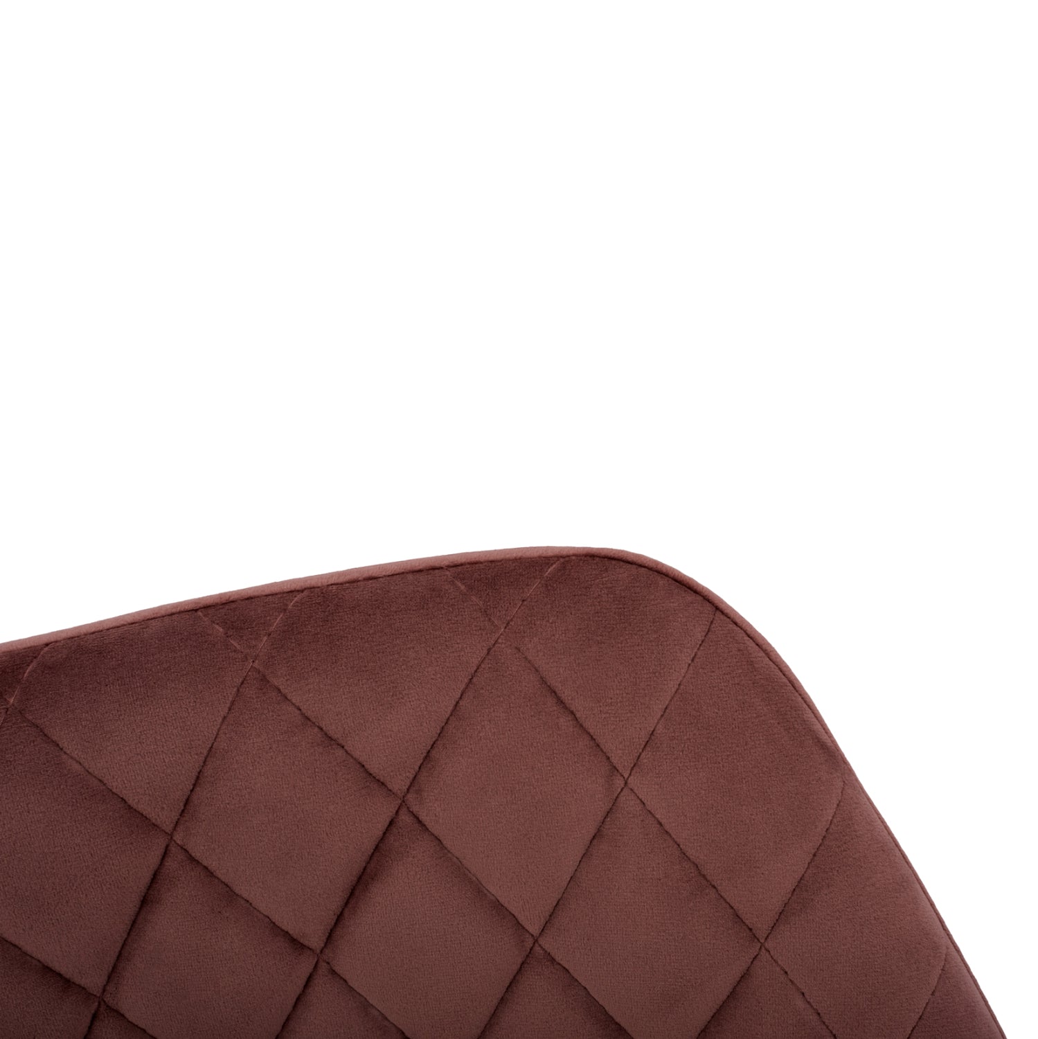 Стол Чарли кадифе цвят черен-розов