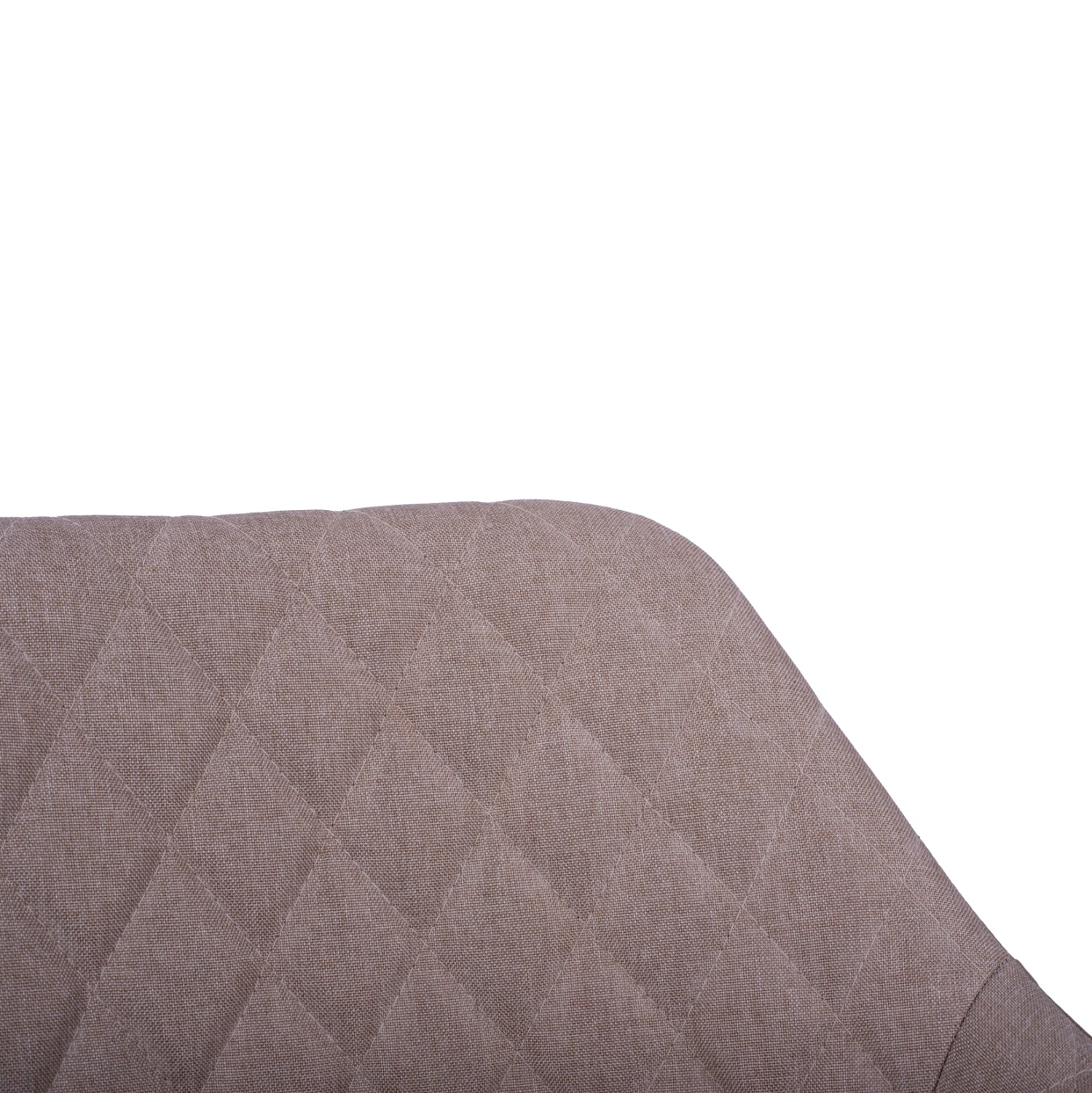 Кресло Чарли дамаска цвят черен-бежов 52x60x89