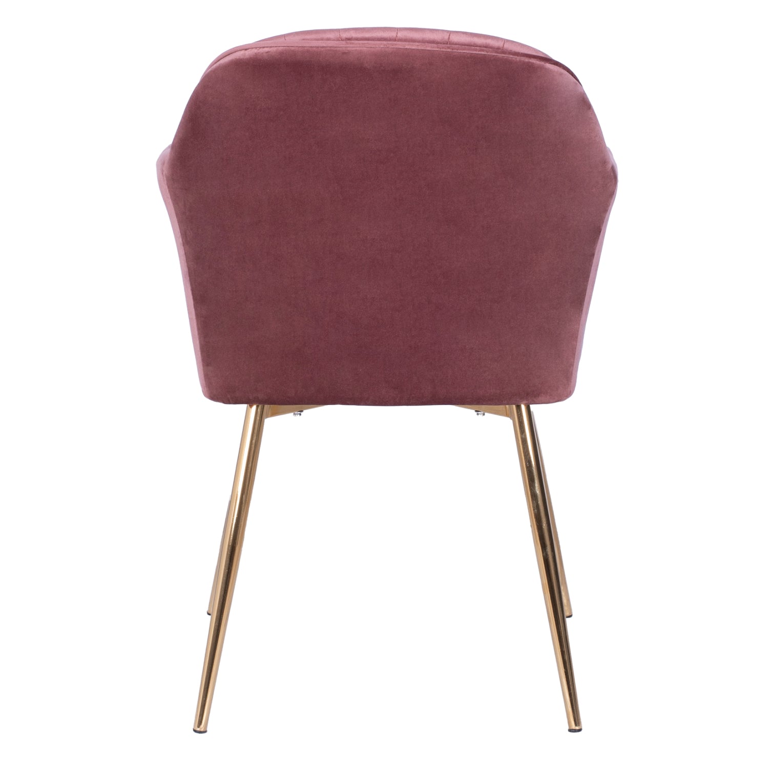 Фотьойл sawyer, кадифе, цвят изгнила ябълка, със златни крака, 55x60x83в см