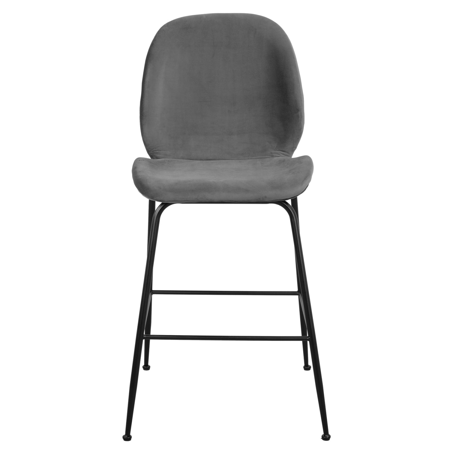 Бар стол Нора сив цвят 52x61.5x103