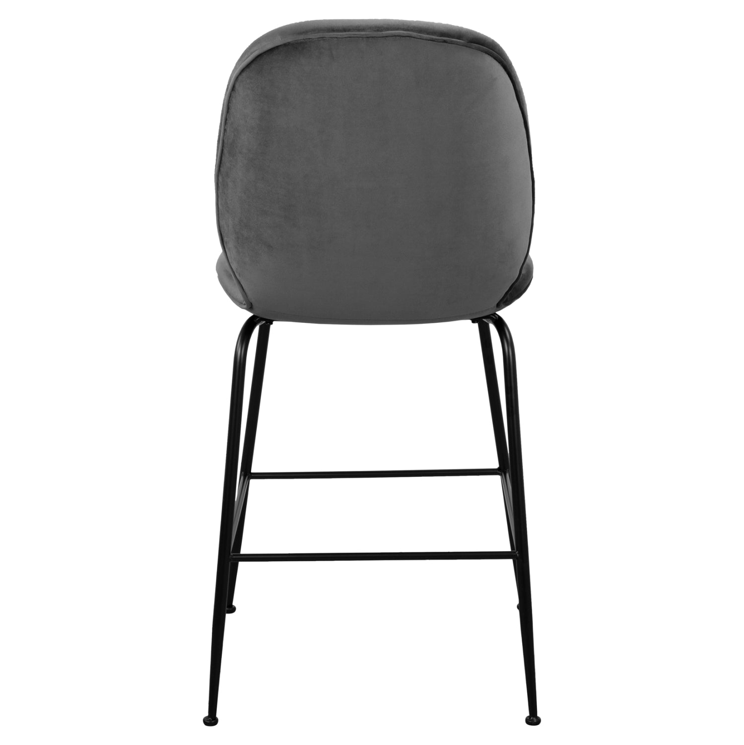 Бар стол Нора сив цвят 52x61.5x103