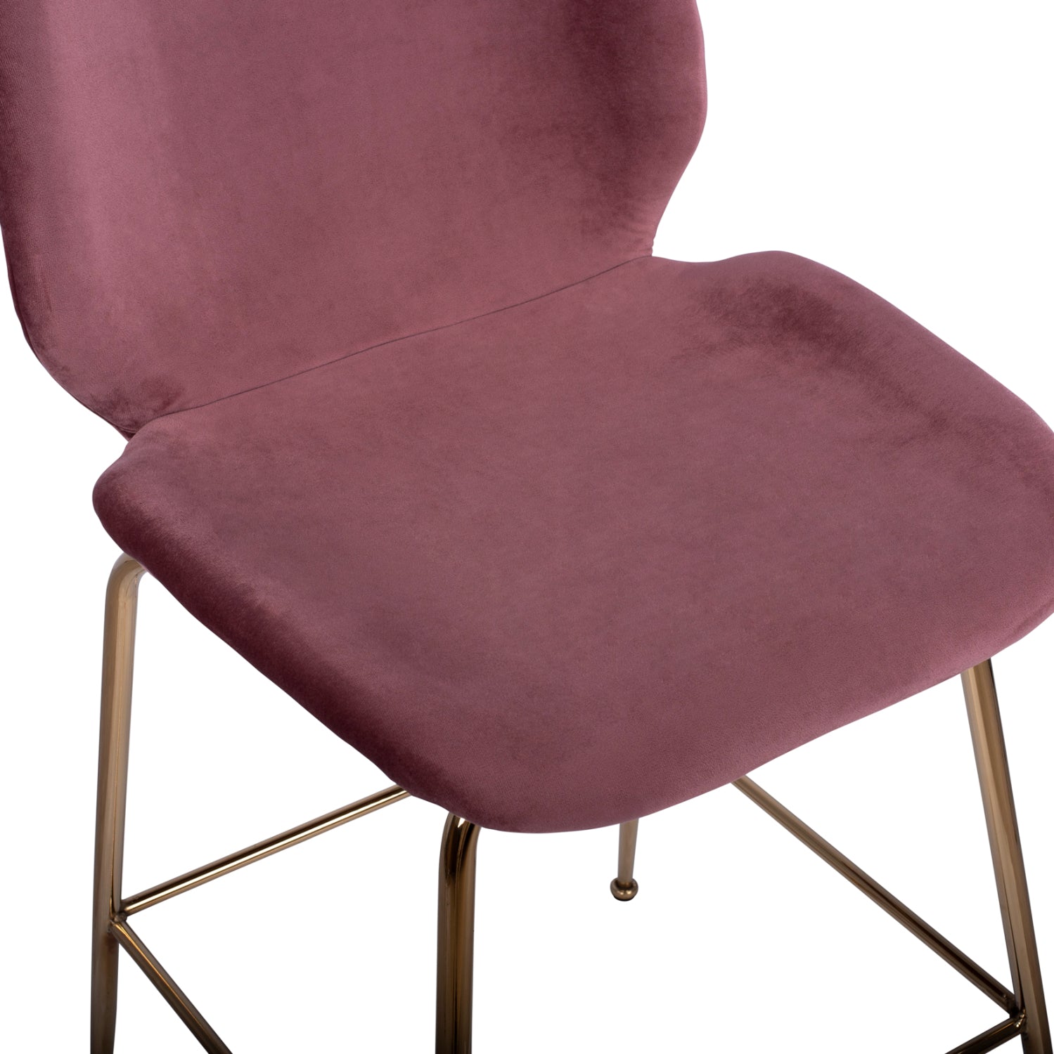 Бар стол Нора голд розов цвят 52x61.5x103