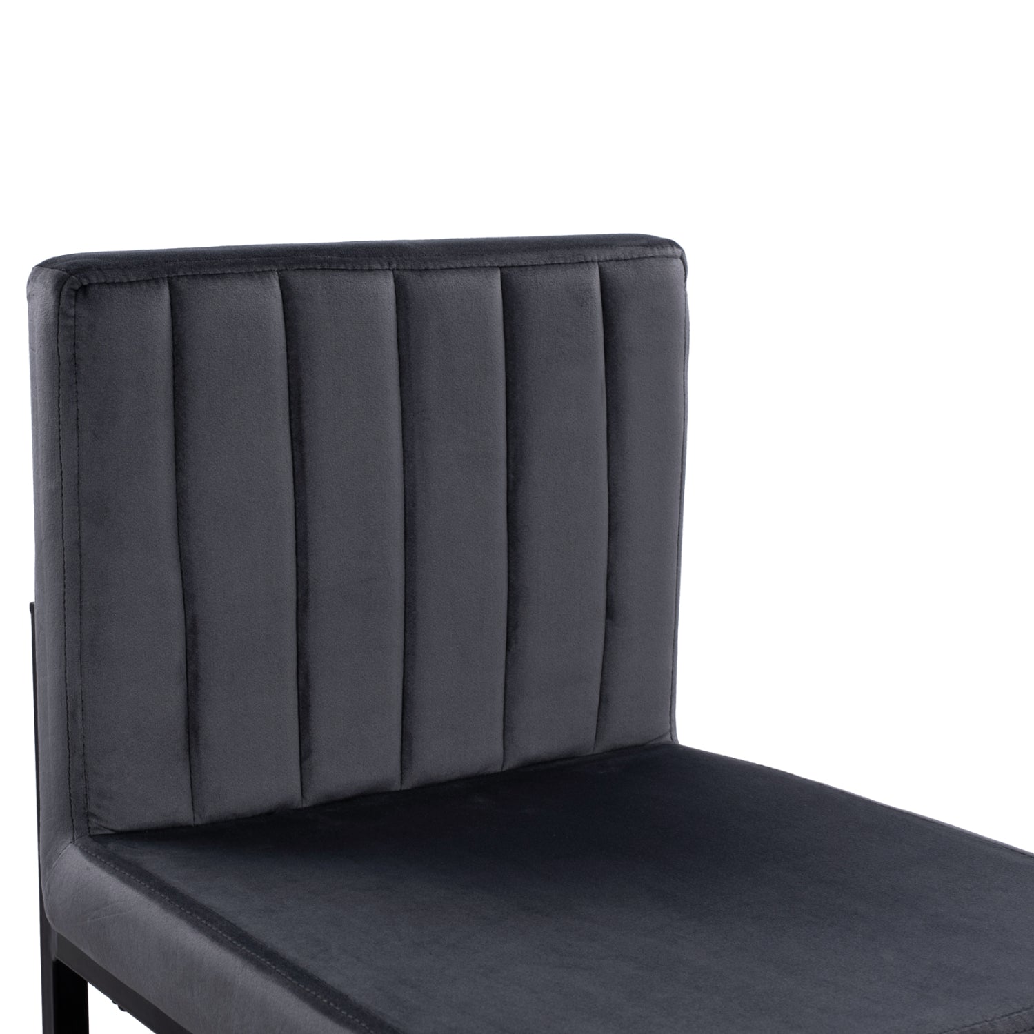 Бар стол PIPER сив цвят