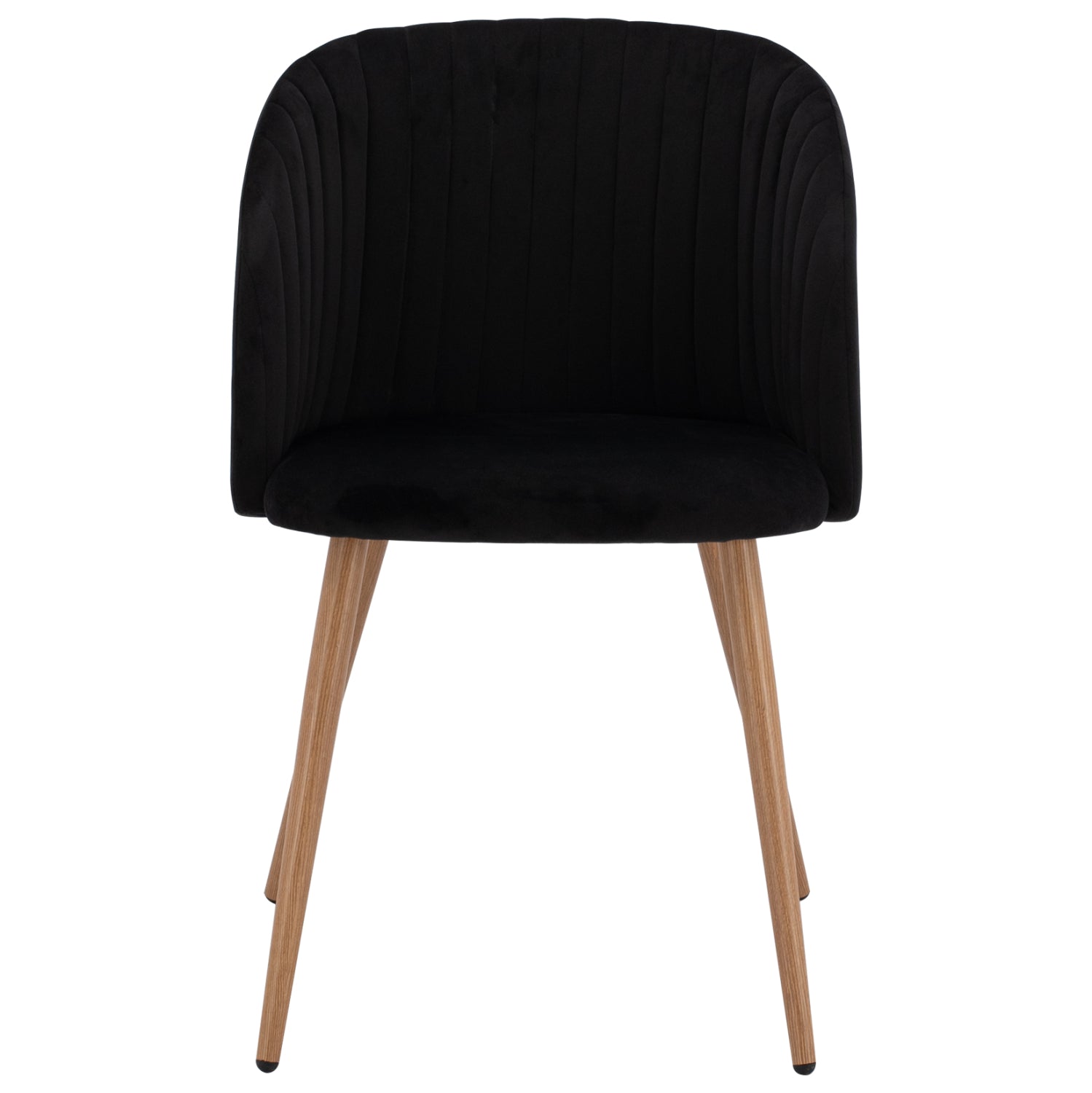 Кресло LEAH кадифе черен цвят