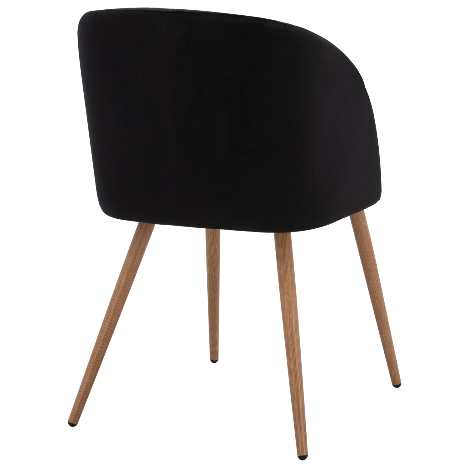 Кресло LEAH кадифе черен цвят