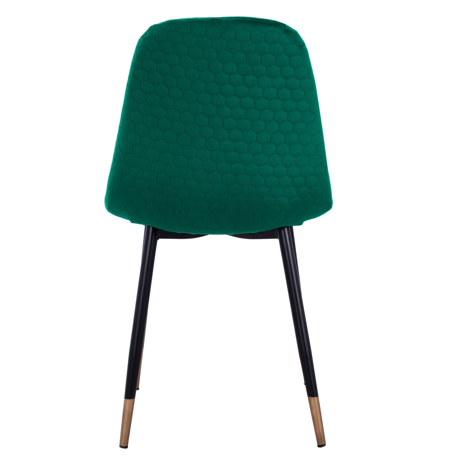 Стол Люсил кадифе зелен цвят