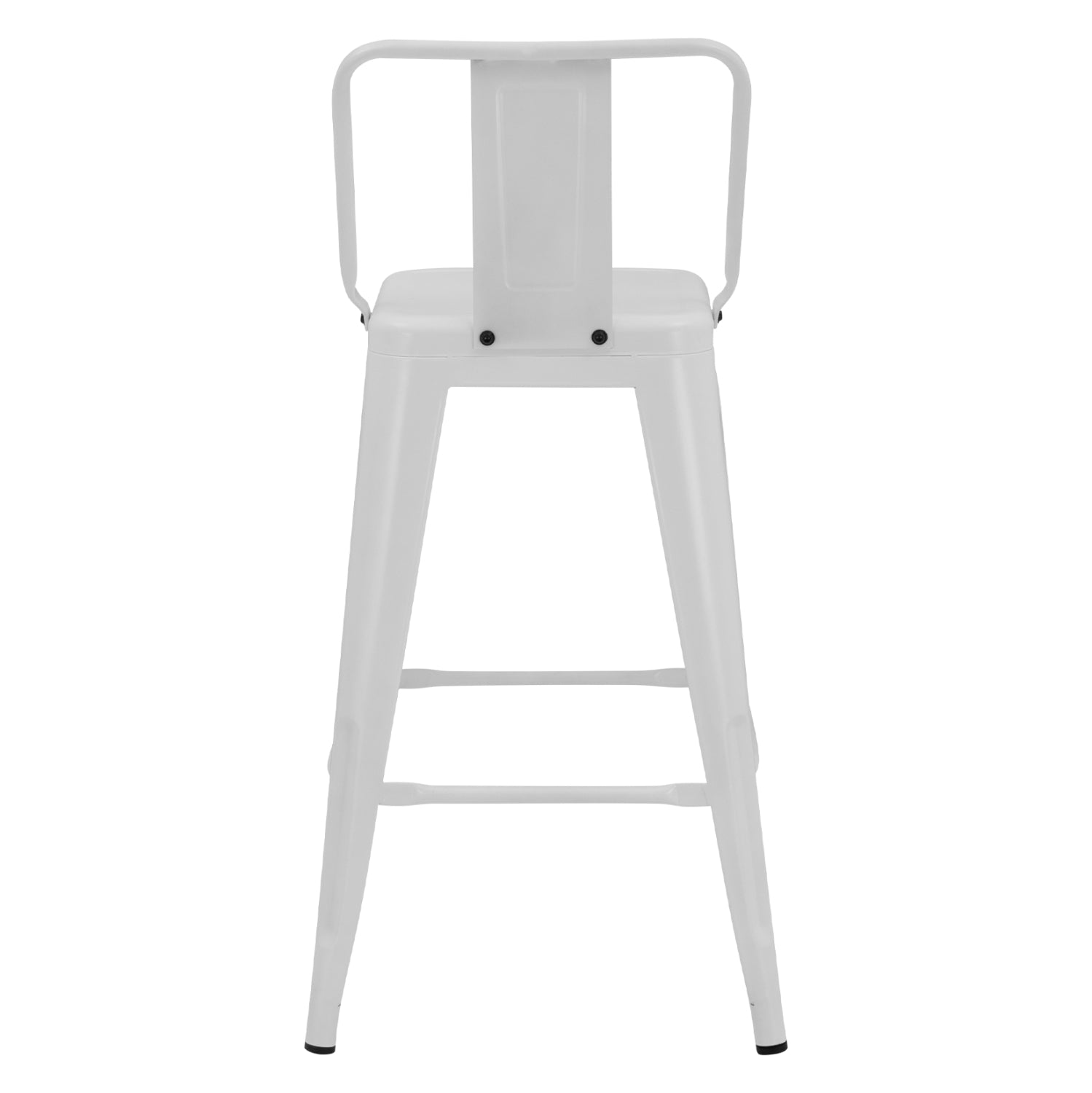 Бар стол Мелита бял мат 42x42x89,5