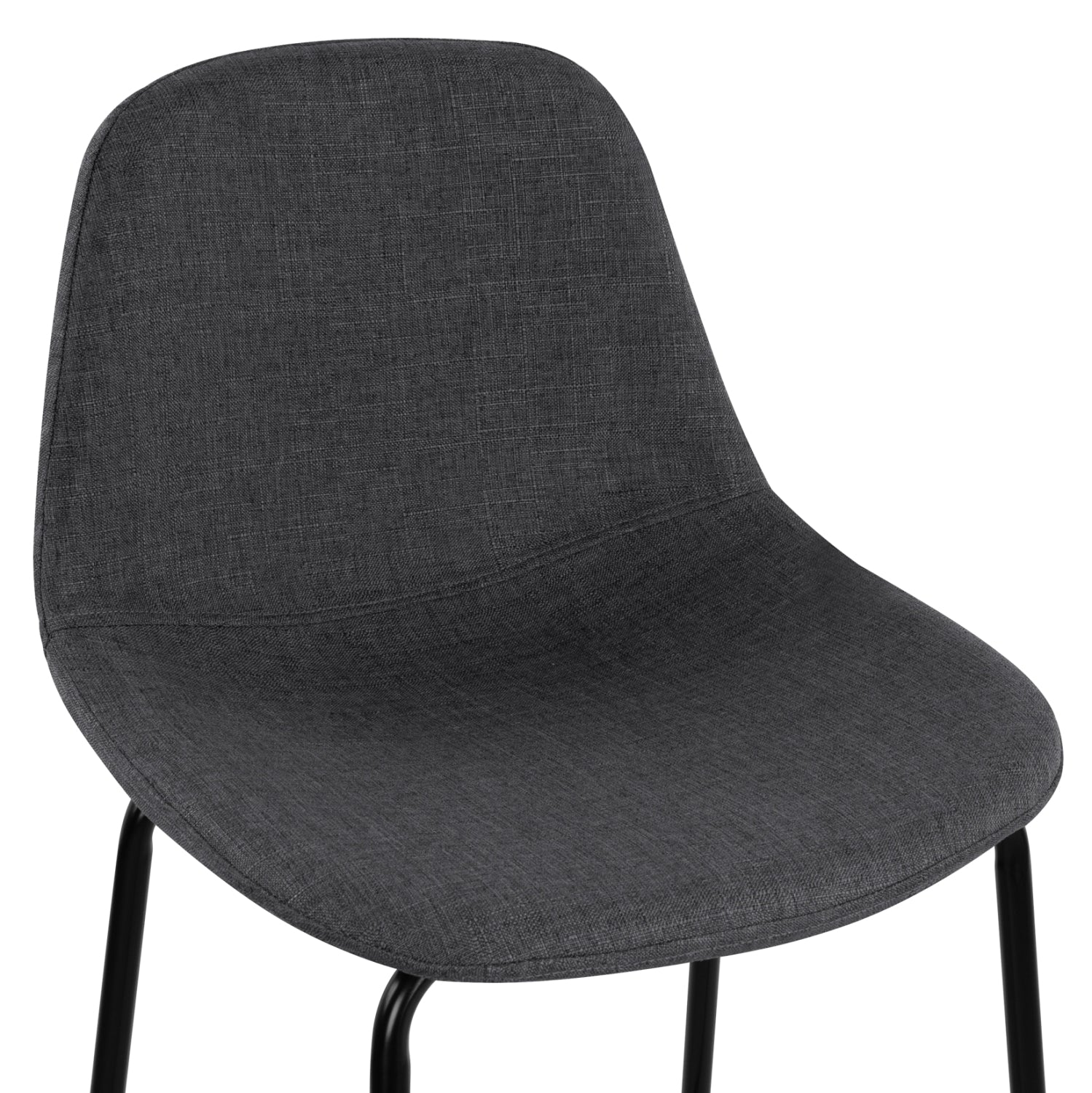 Бар стол VINCENT сив цвят 47x46x104