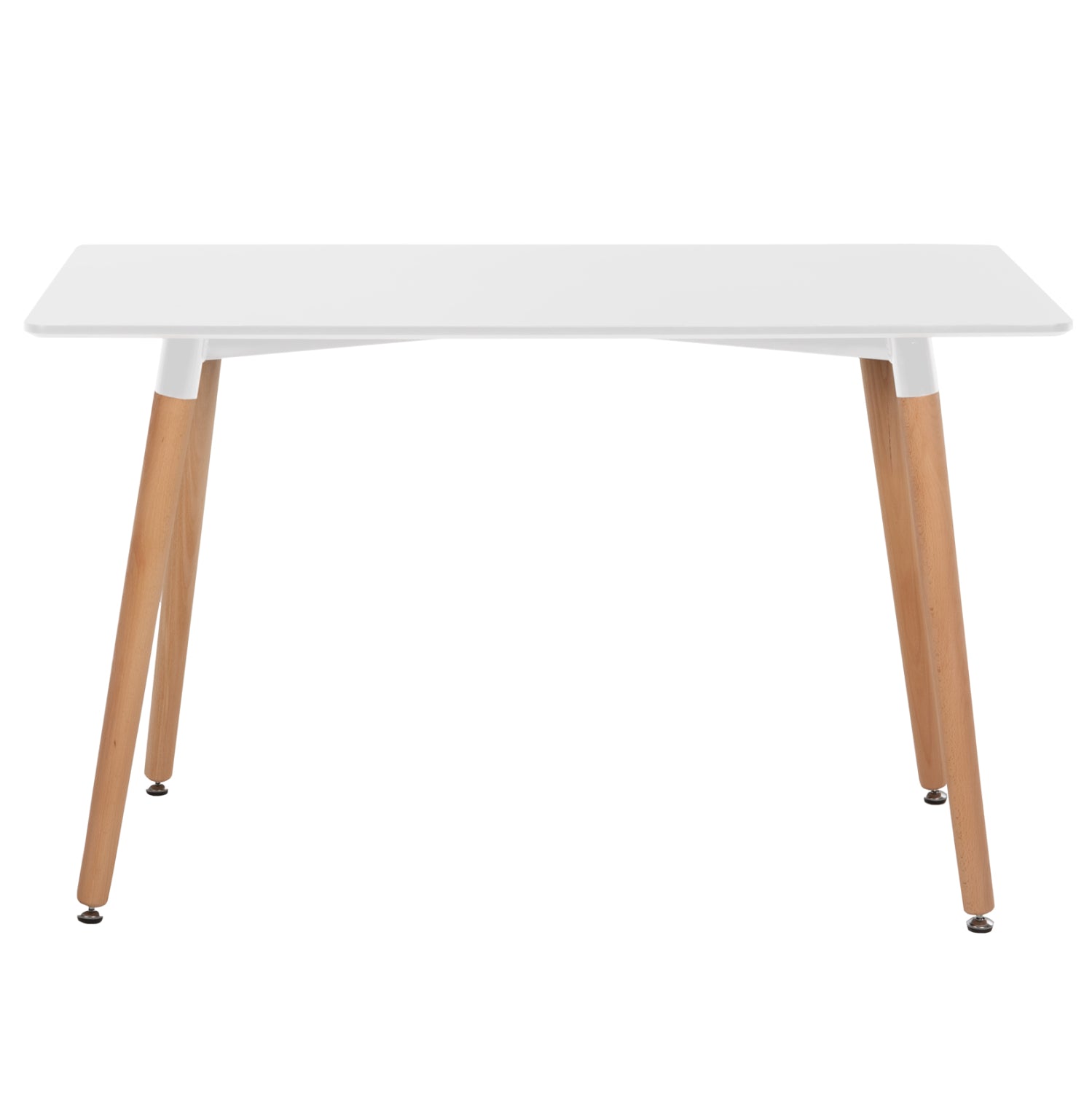 Трапезна маса Тони бял-естествен цвят 120Χ60X74см