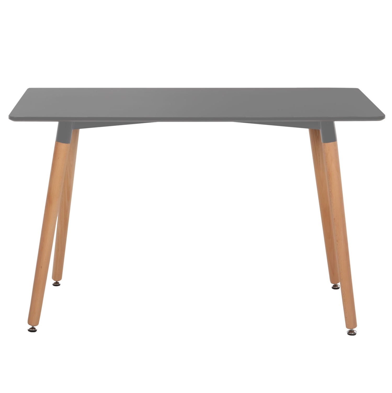 Трапезна маса Тони сив-естествен цвят 120Χ60X74см