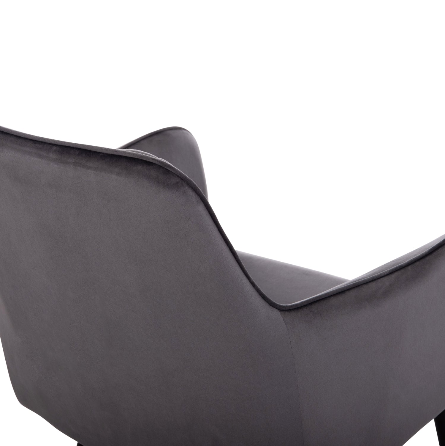 Трапезен стол LATRELL сив цвят 55x57x84см