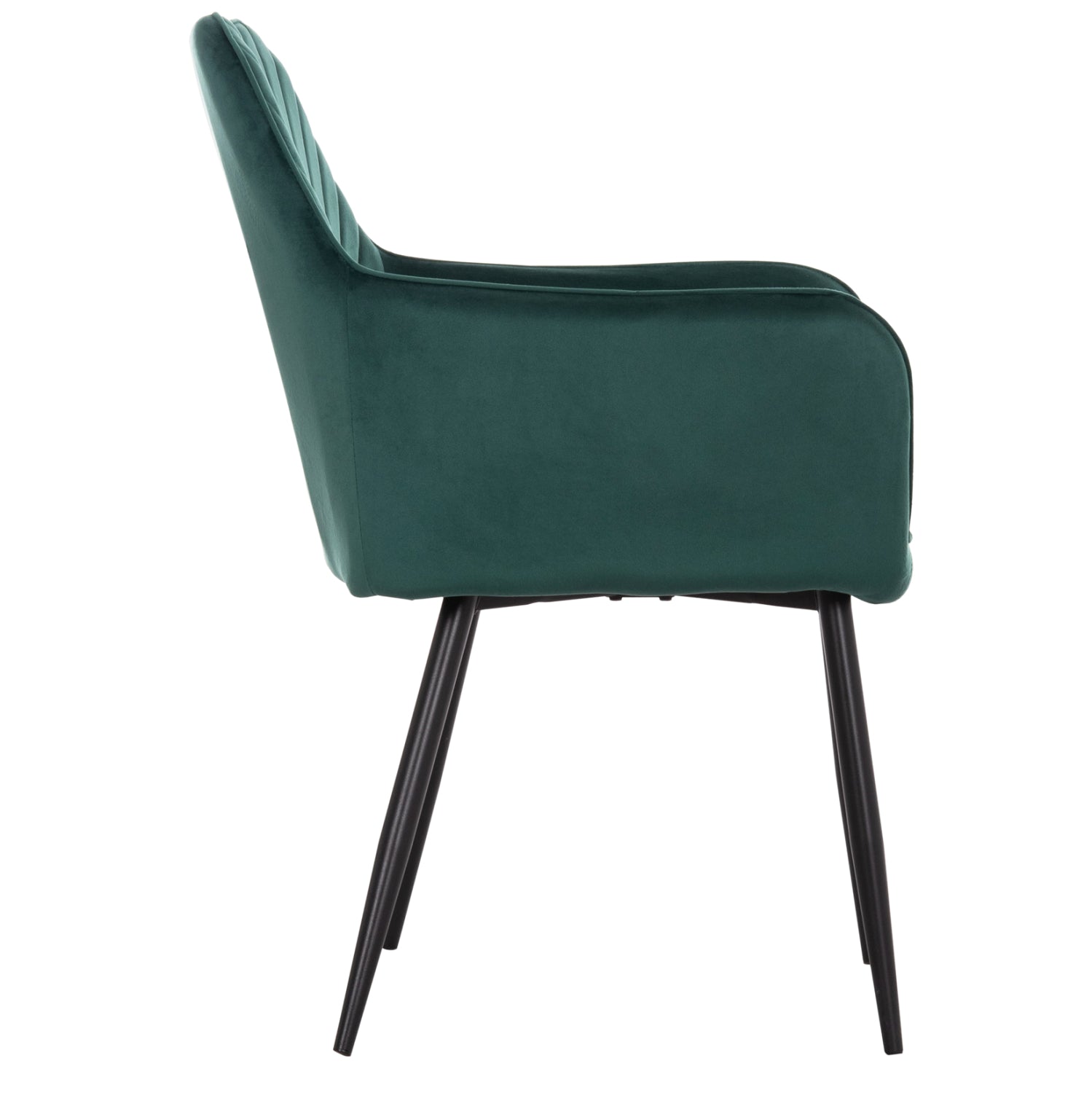 Трапезен стол LATRELL цвят кипарис 55x57x84см