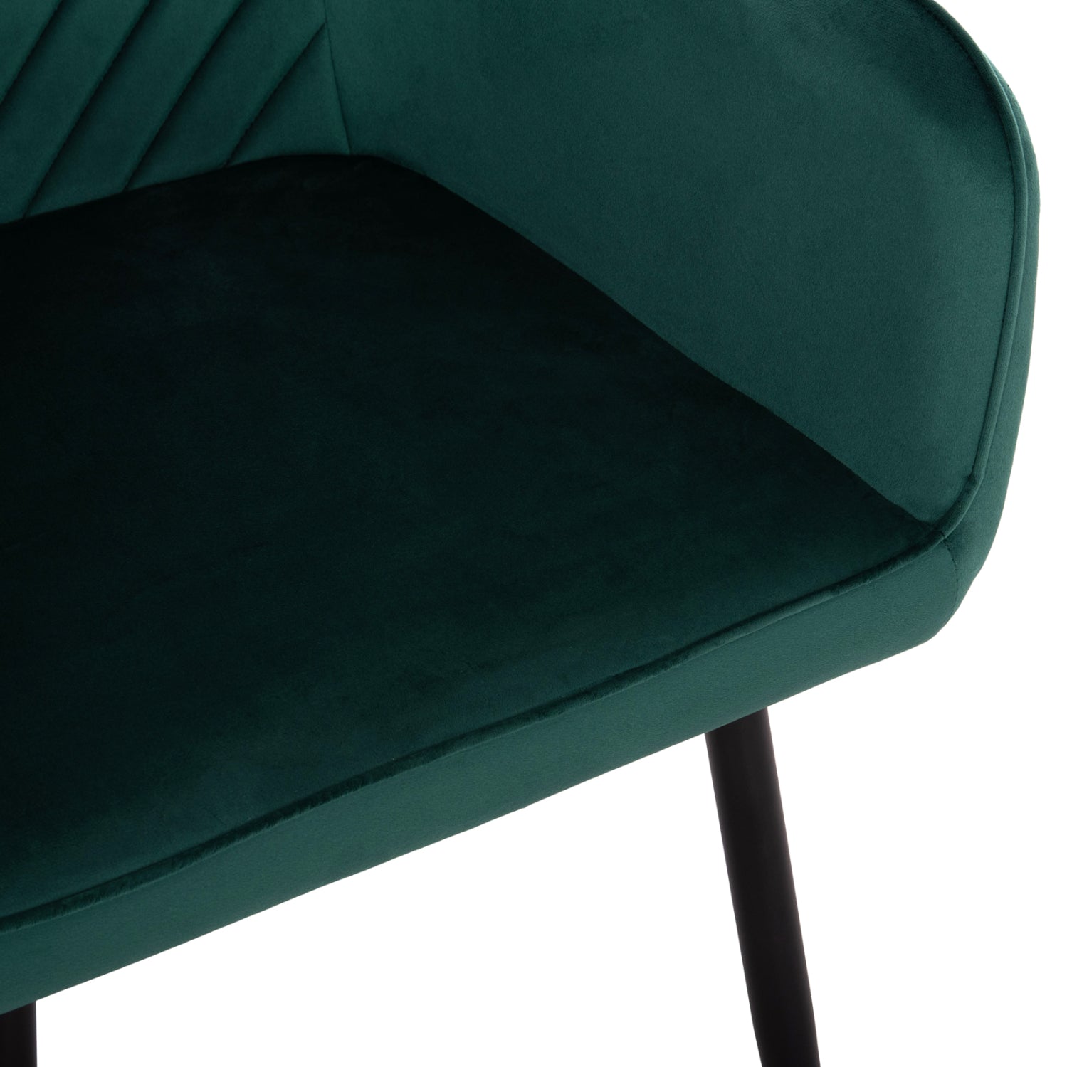 Трапезен стол LATRELL цвят кипарис 55x57x84см