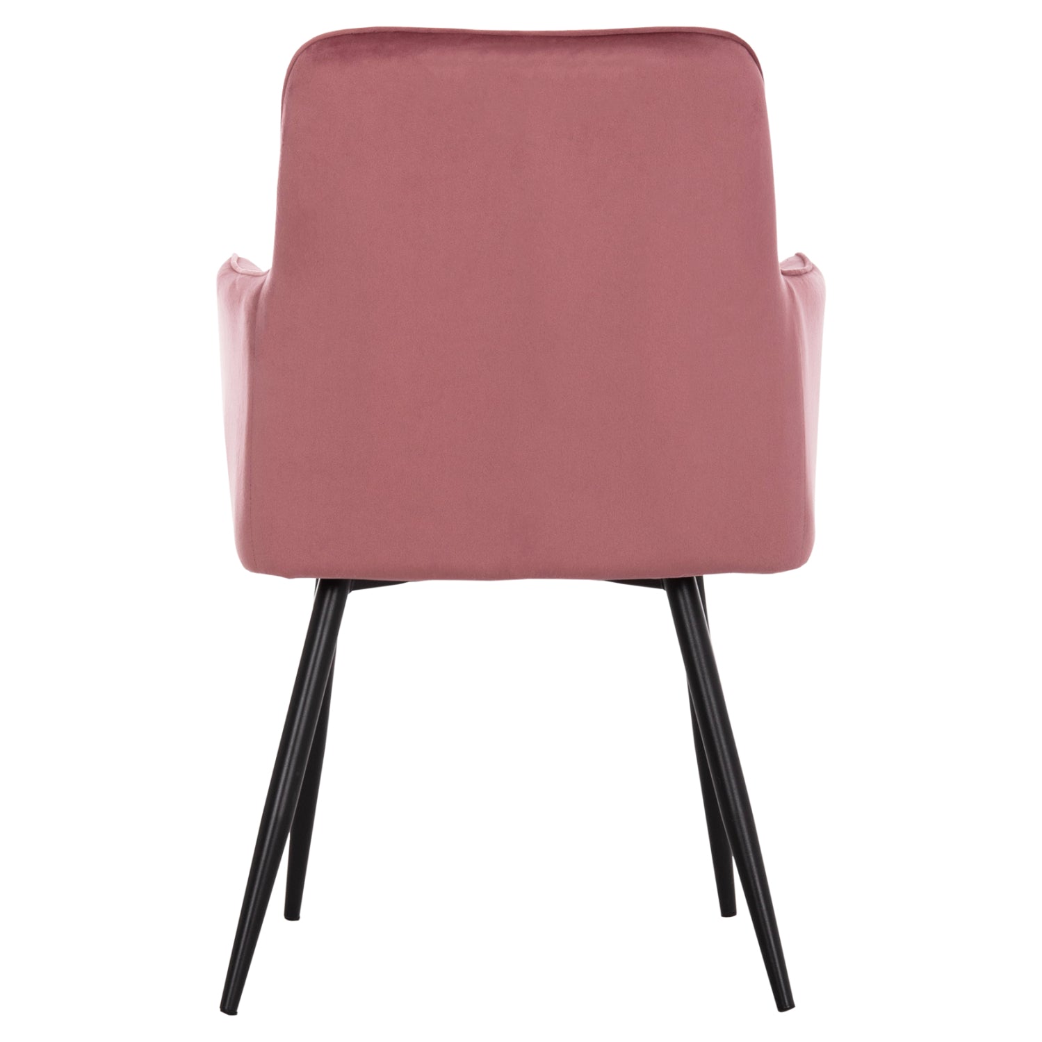 Фотьойл Latrell, цвят изгнила ябълка кадифе и черни метални крака, 54x57x84см.