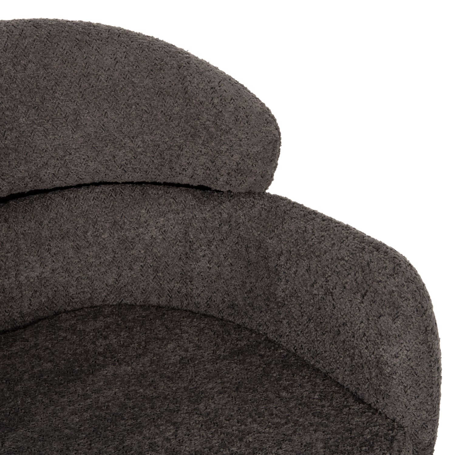 Кресло WOLF букле сив цвят