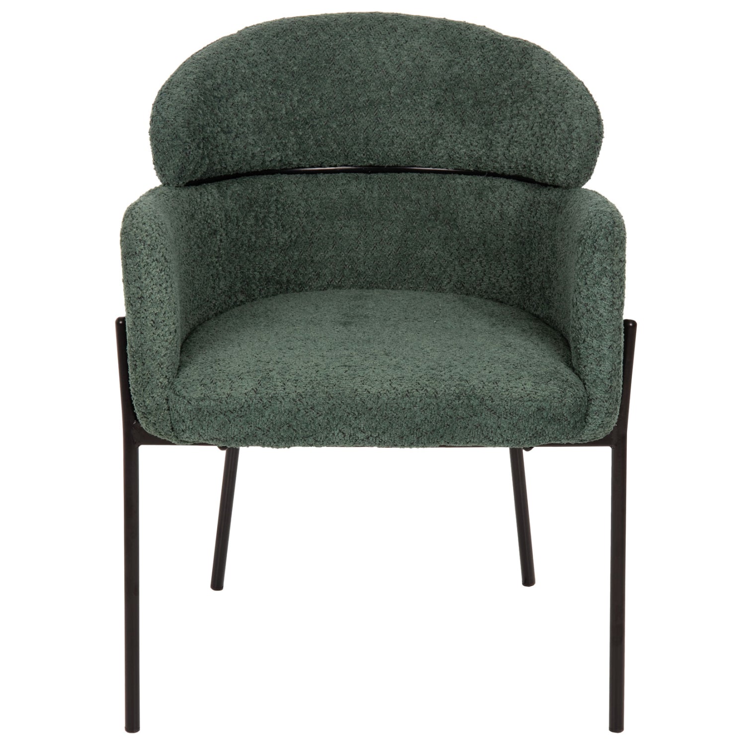 Кресло WOLF букле цвят зелен петрол