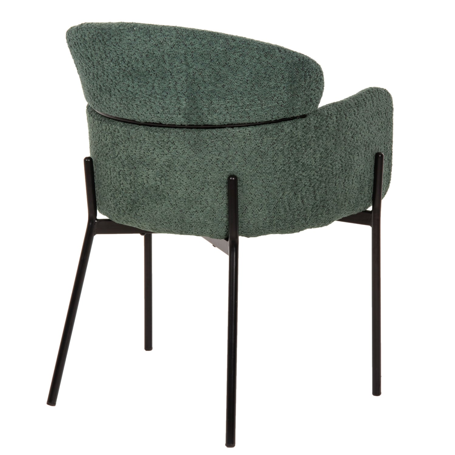 Кресло WOLF букле цвят зелен петрол