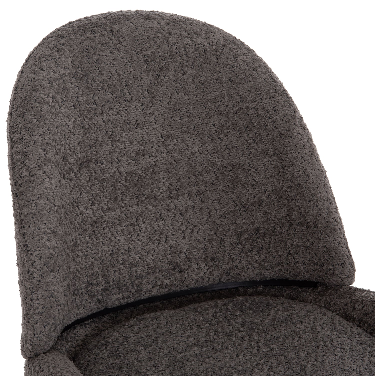 Стол Sarky, сив плат с метални крака, 56x64x88см.