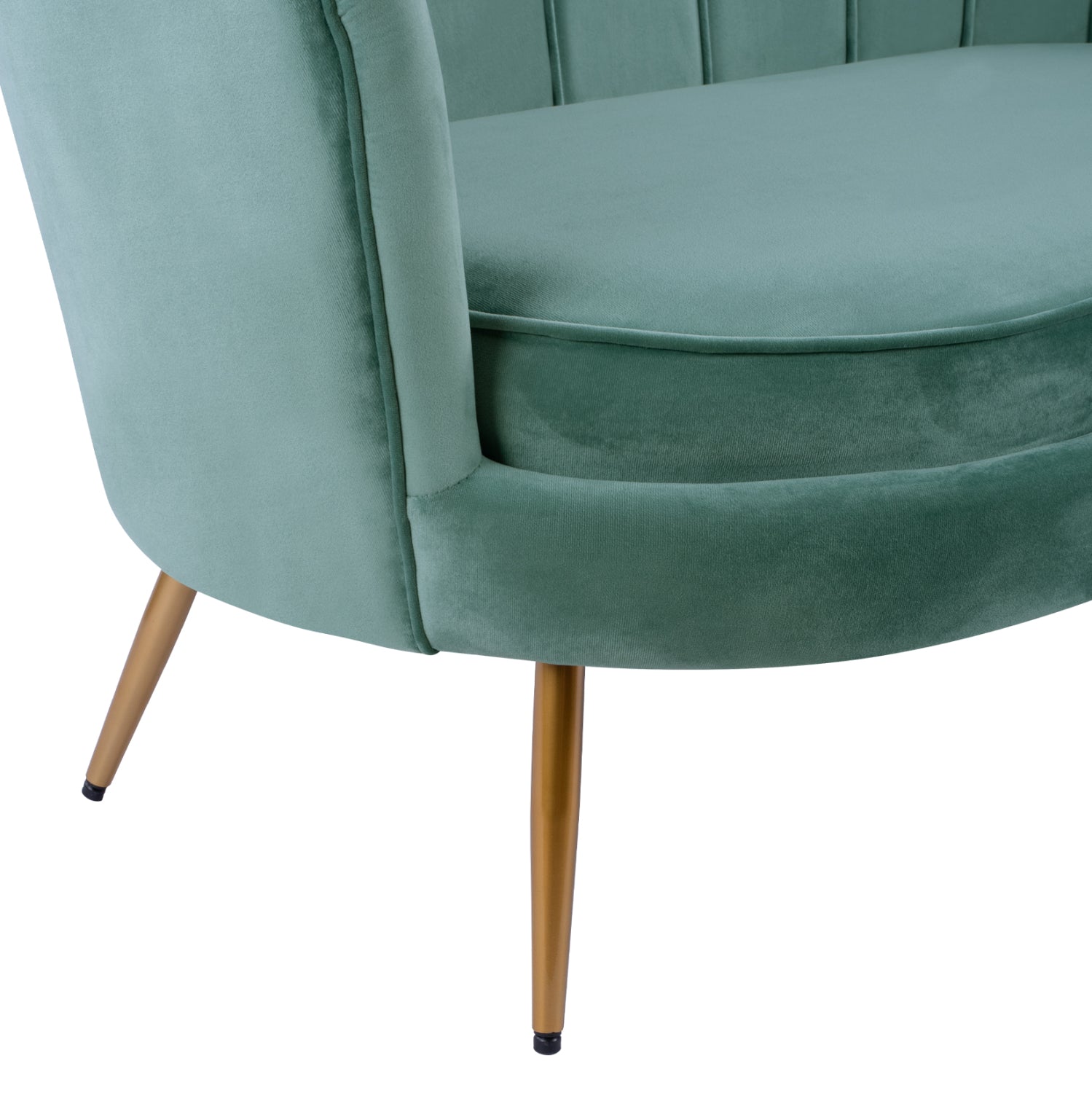 Канапе шел голд кадифецвят тюркоаз