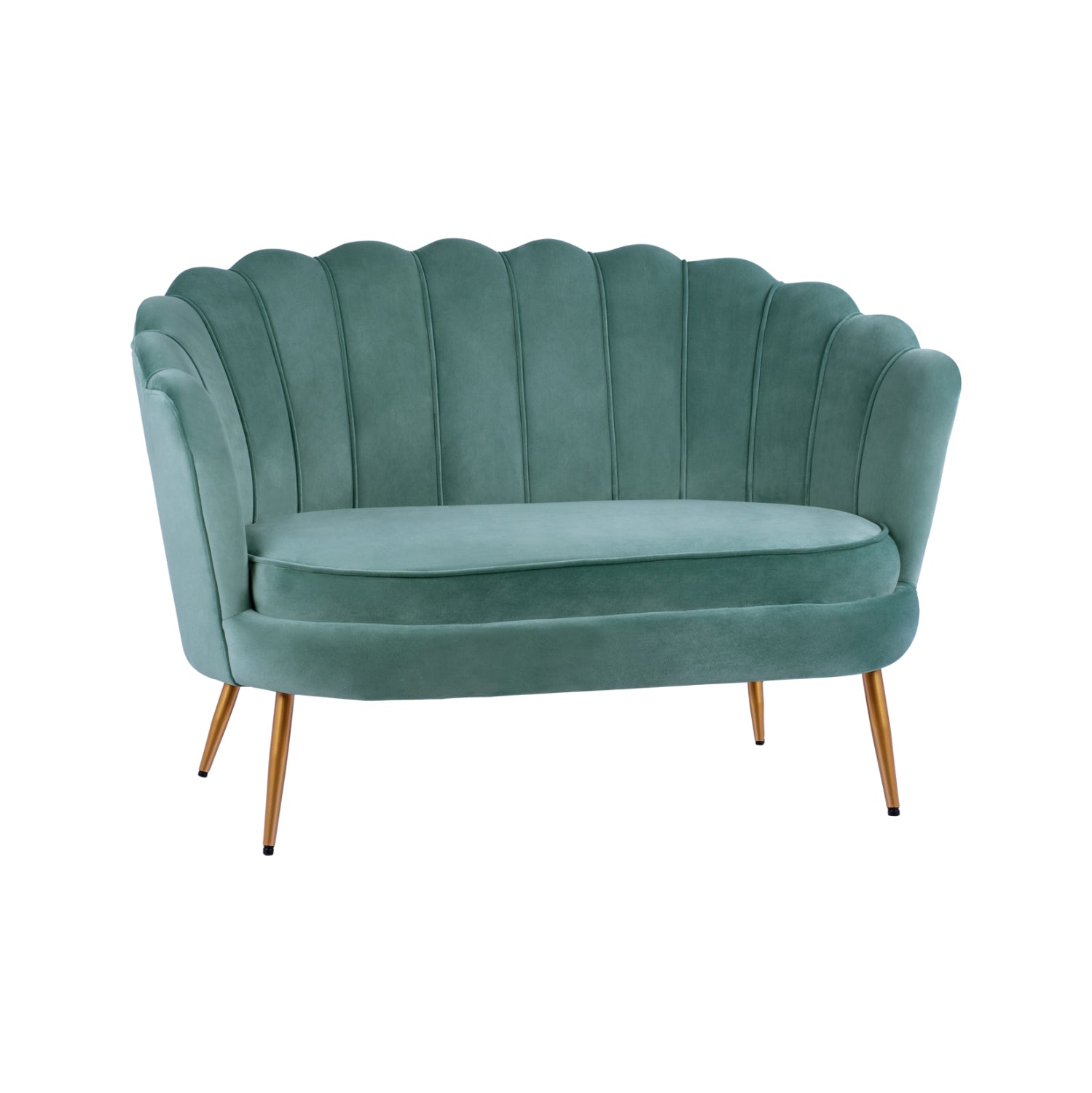 Канапе шел голд кадифецвят тюркоаз