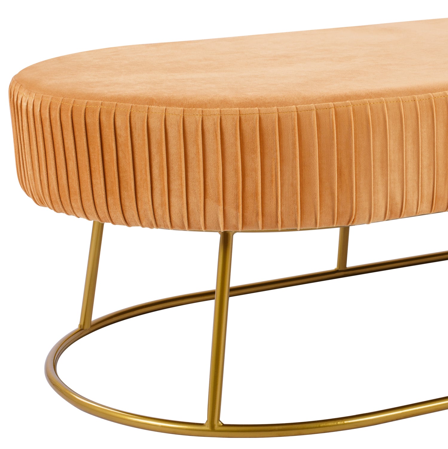 Табуретка Алина златен цвят 118Χ64Χ40,5