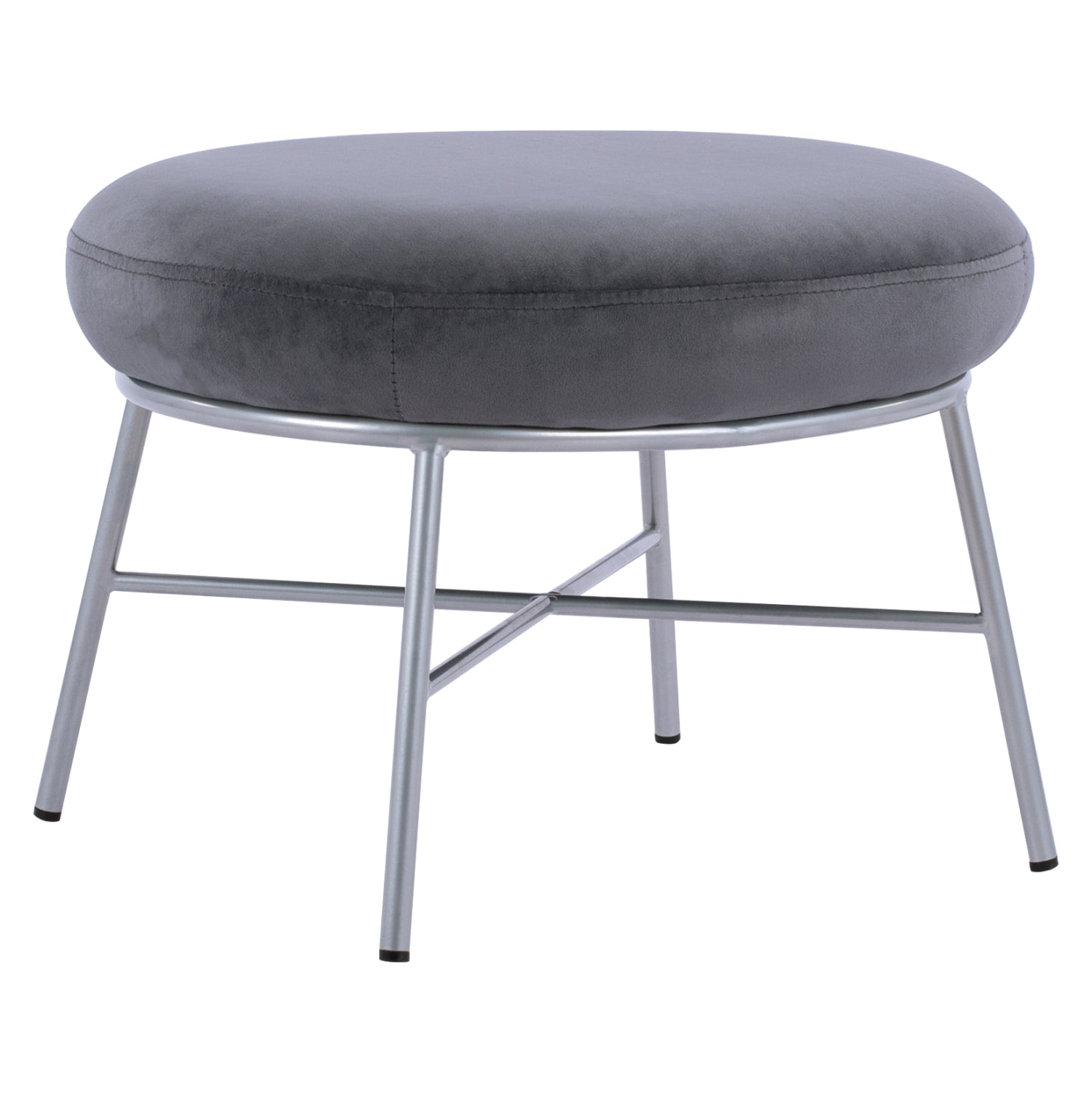 Табуретка Труди сив цвят 56x47x40