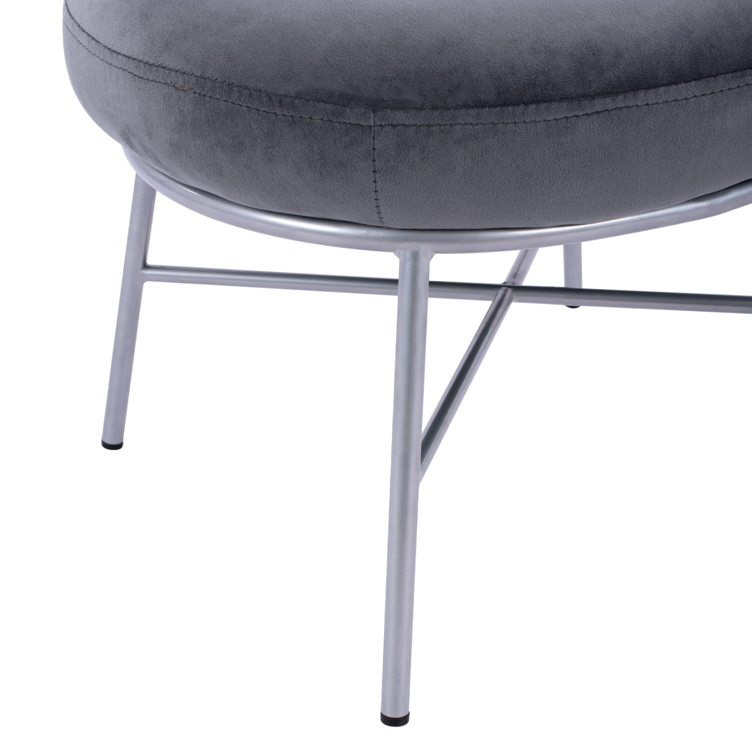 Табуретка Труди сив цвят 56x47x40