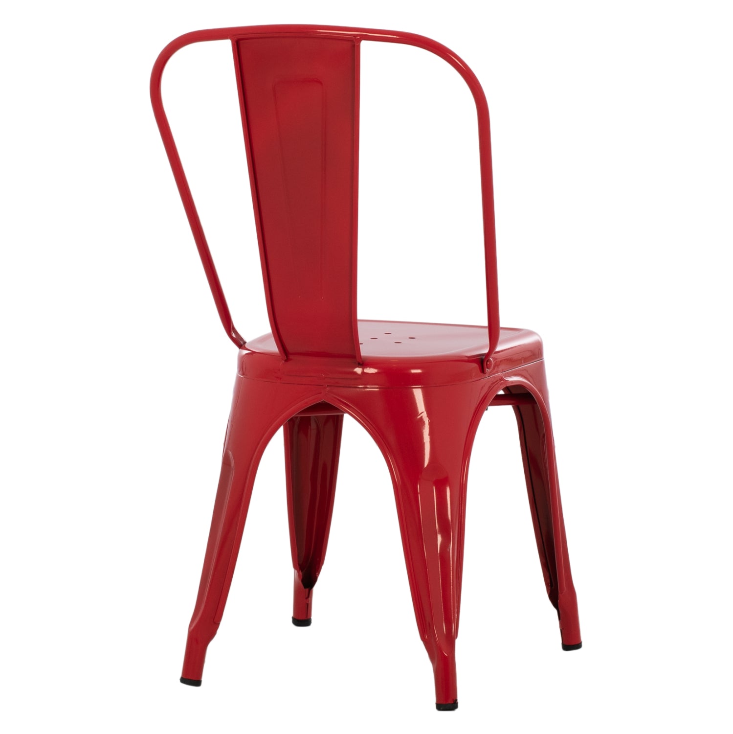 Метален стол Мелита про червен 44x47x845см