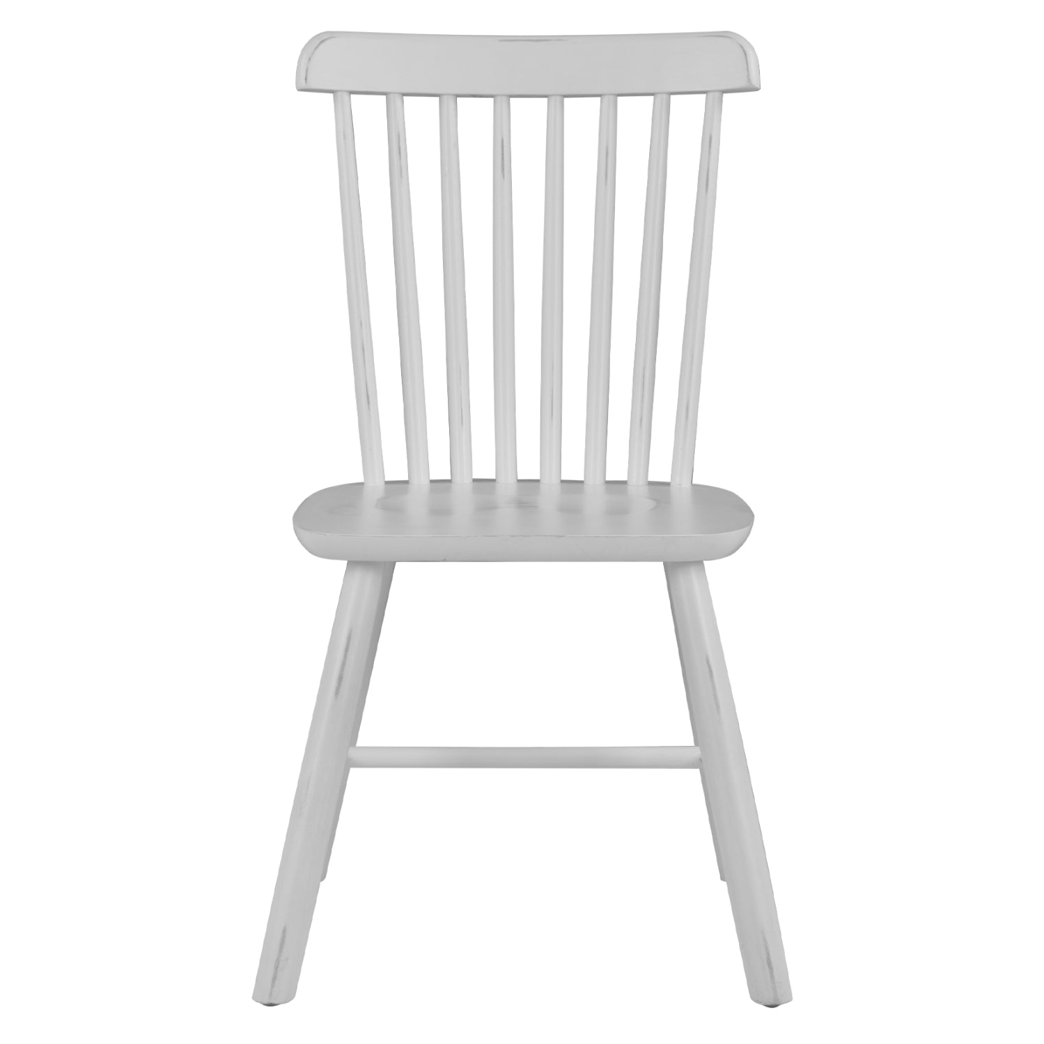 Дървен стол LUCIEN - бял цвят 48x54x86