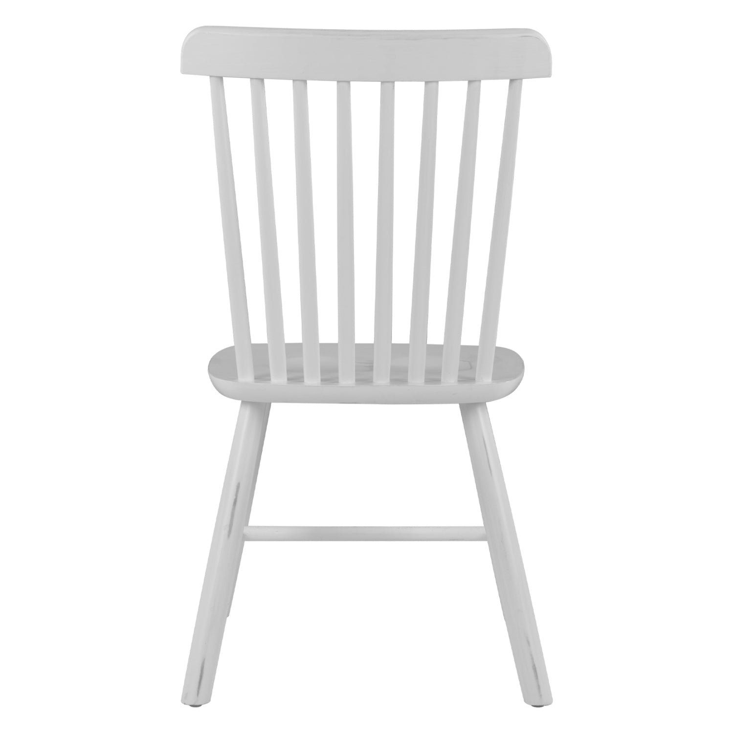 Дървен стол LUCIEN - бял цвят 48x54x86