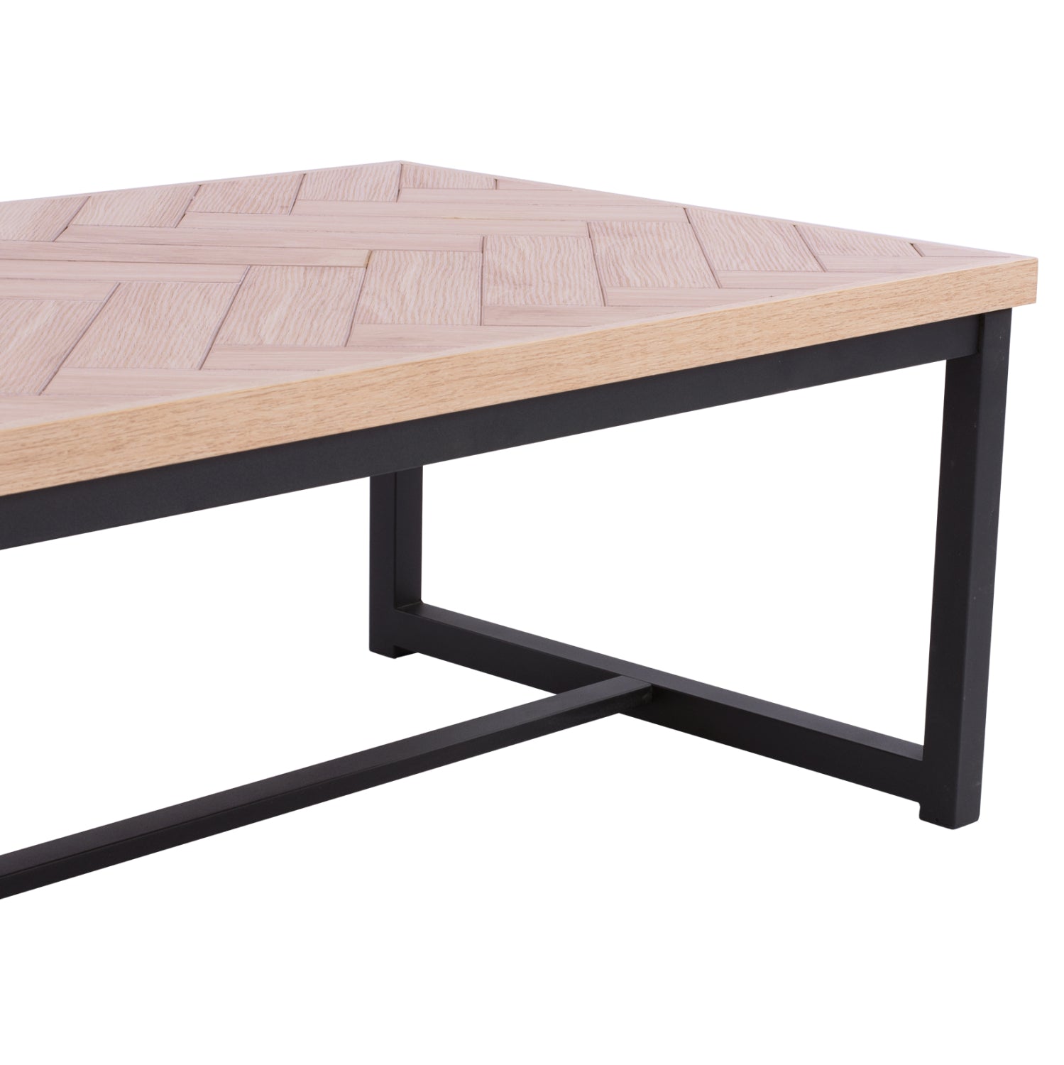 Холна маса Шанел естествен-черен цвят 110x59x38 см