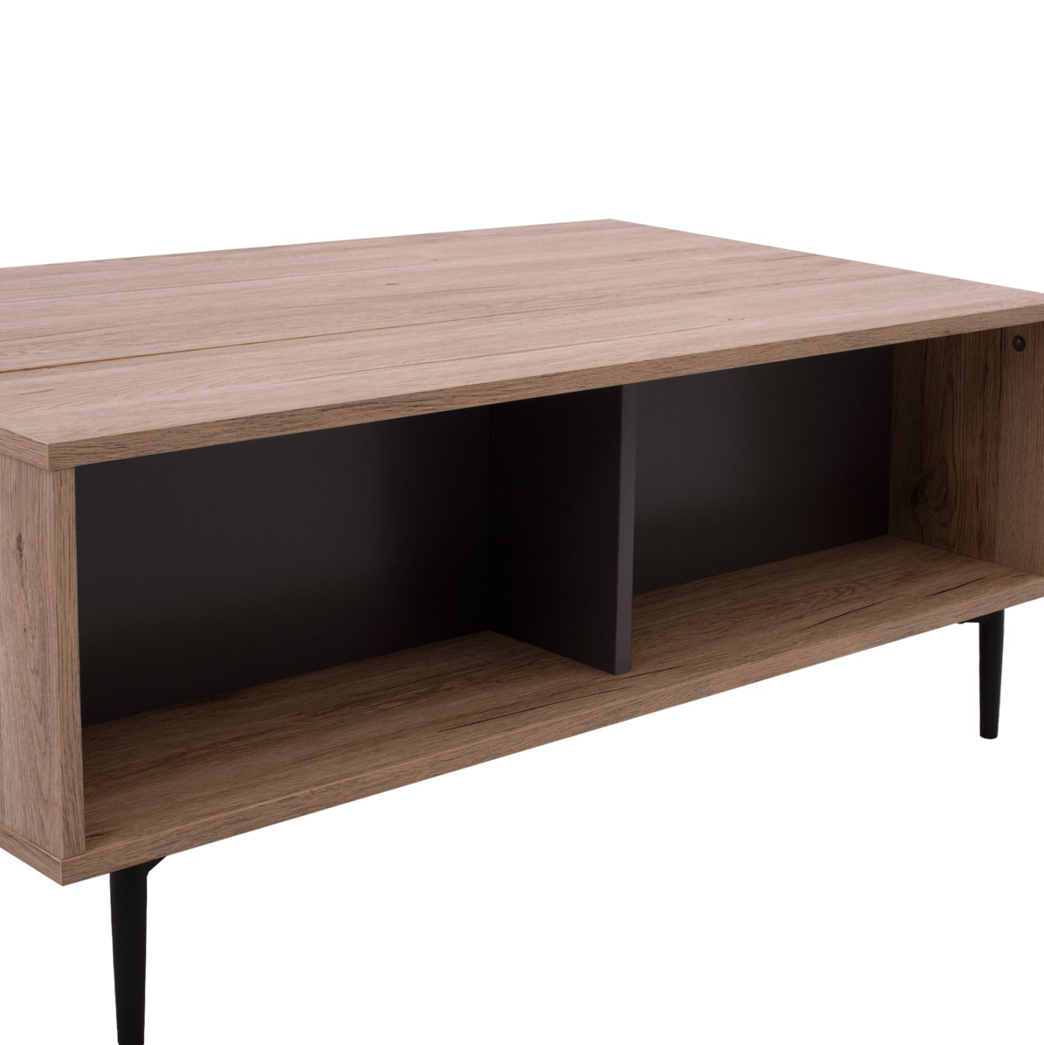 Холна маса Маргарит цвят дъб-антрацит 100x58x39-53см