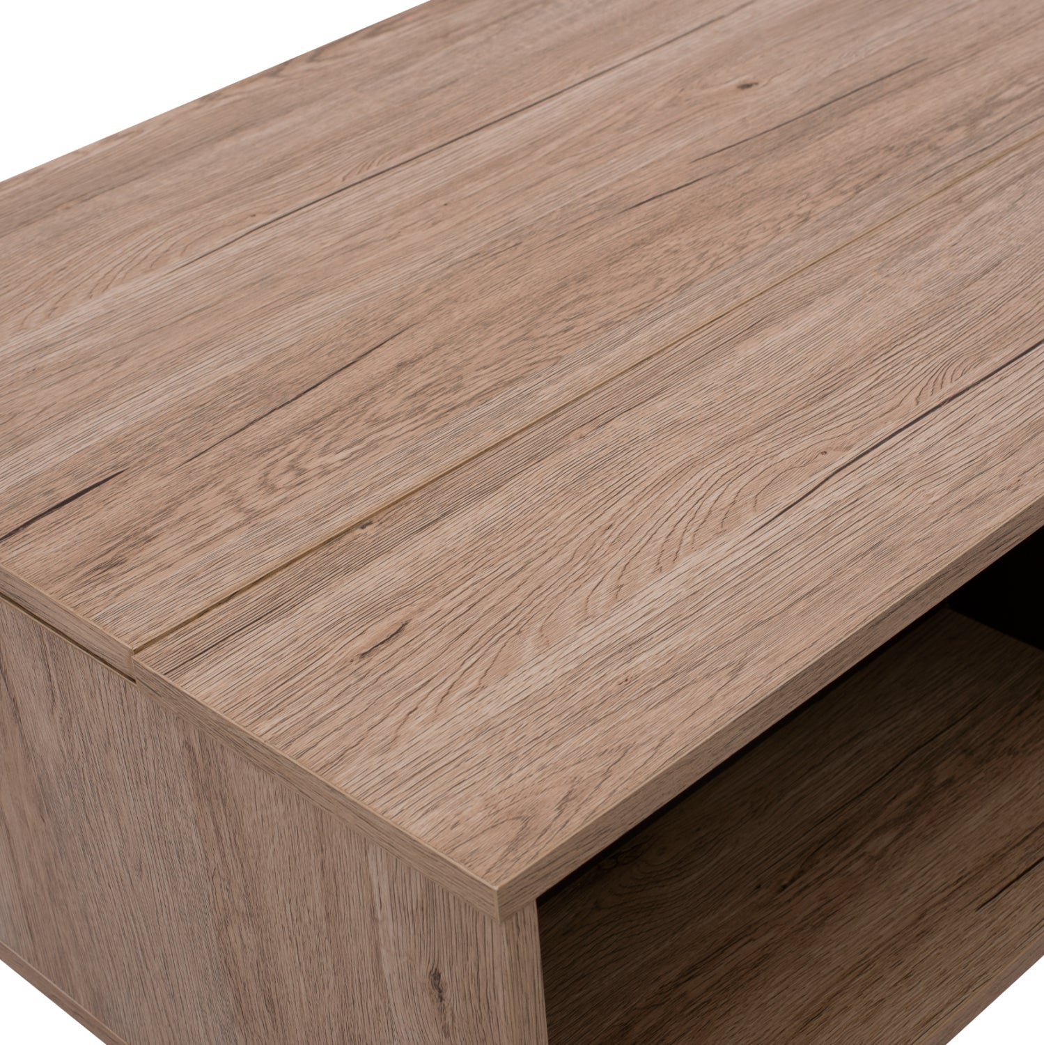 Холна маса Маргарит цвят дъб-антрацит 100x58x39-53см