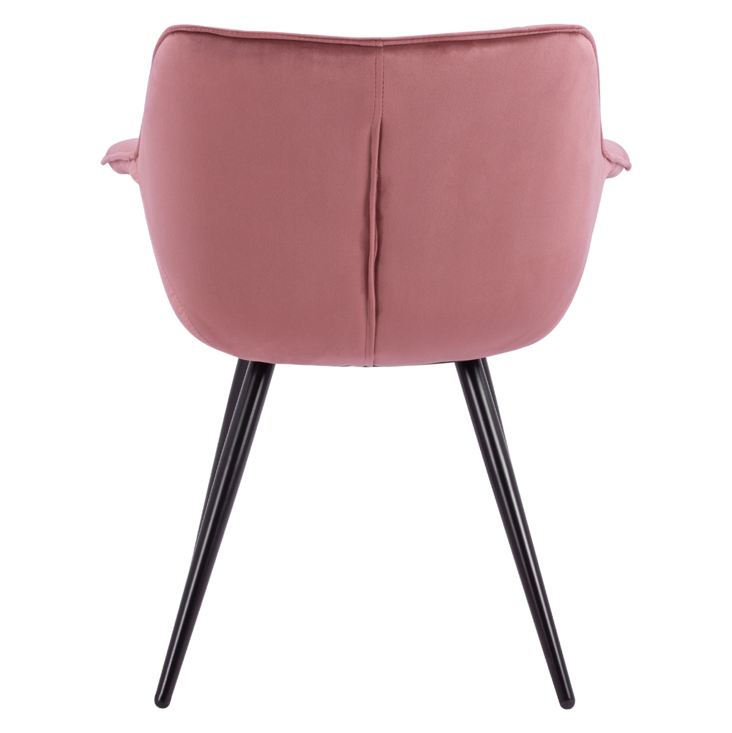 Кресло Бенждамин цвят черен-розов