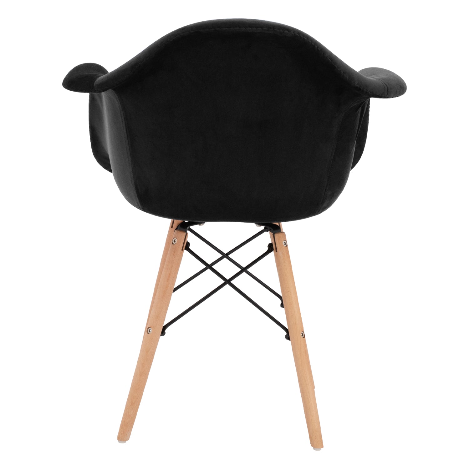 Кресло алеа кадифечерен цвят