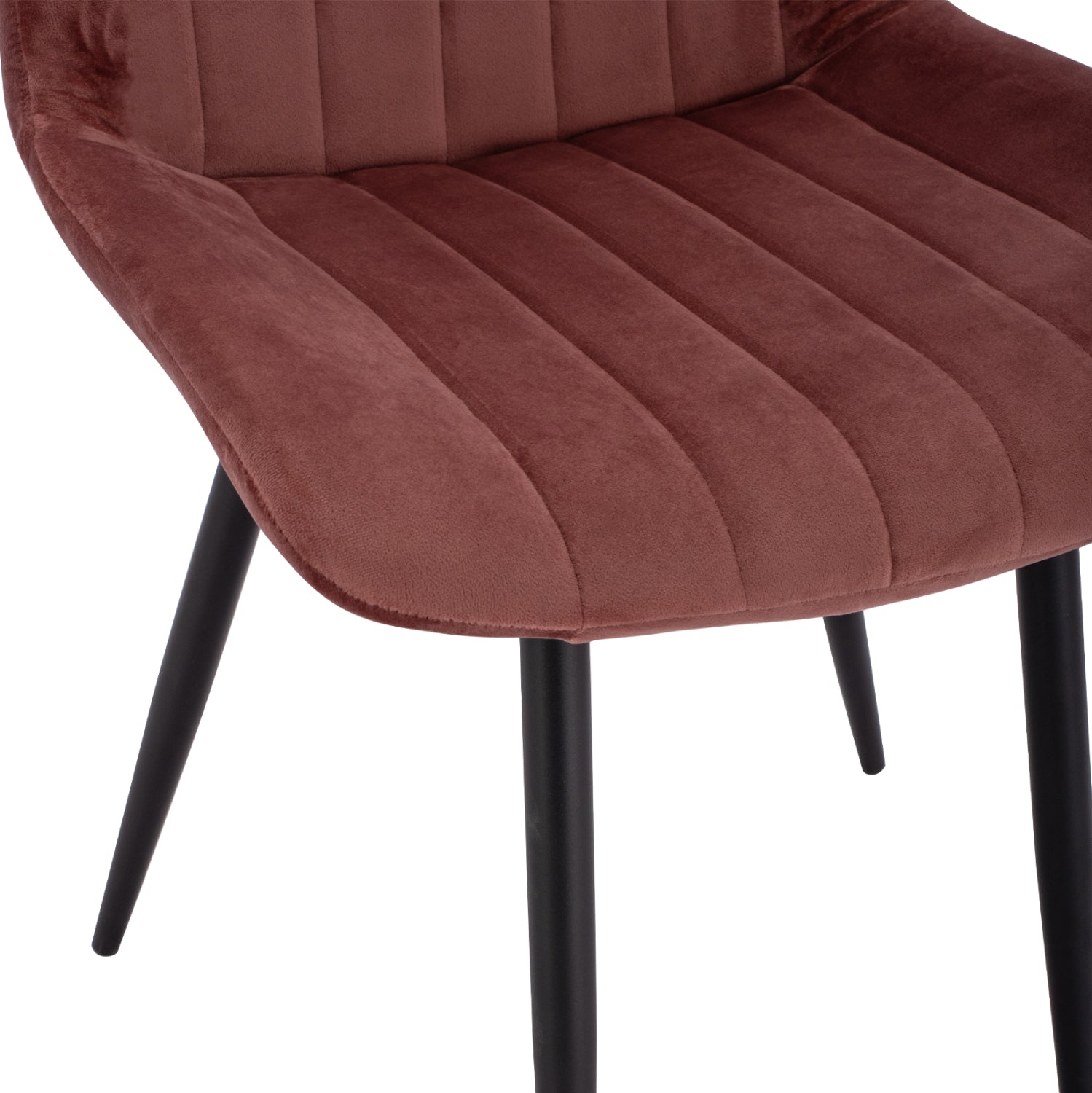 Стол Чейз кадифе розов цвят