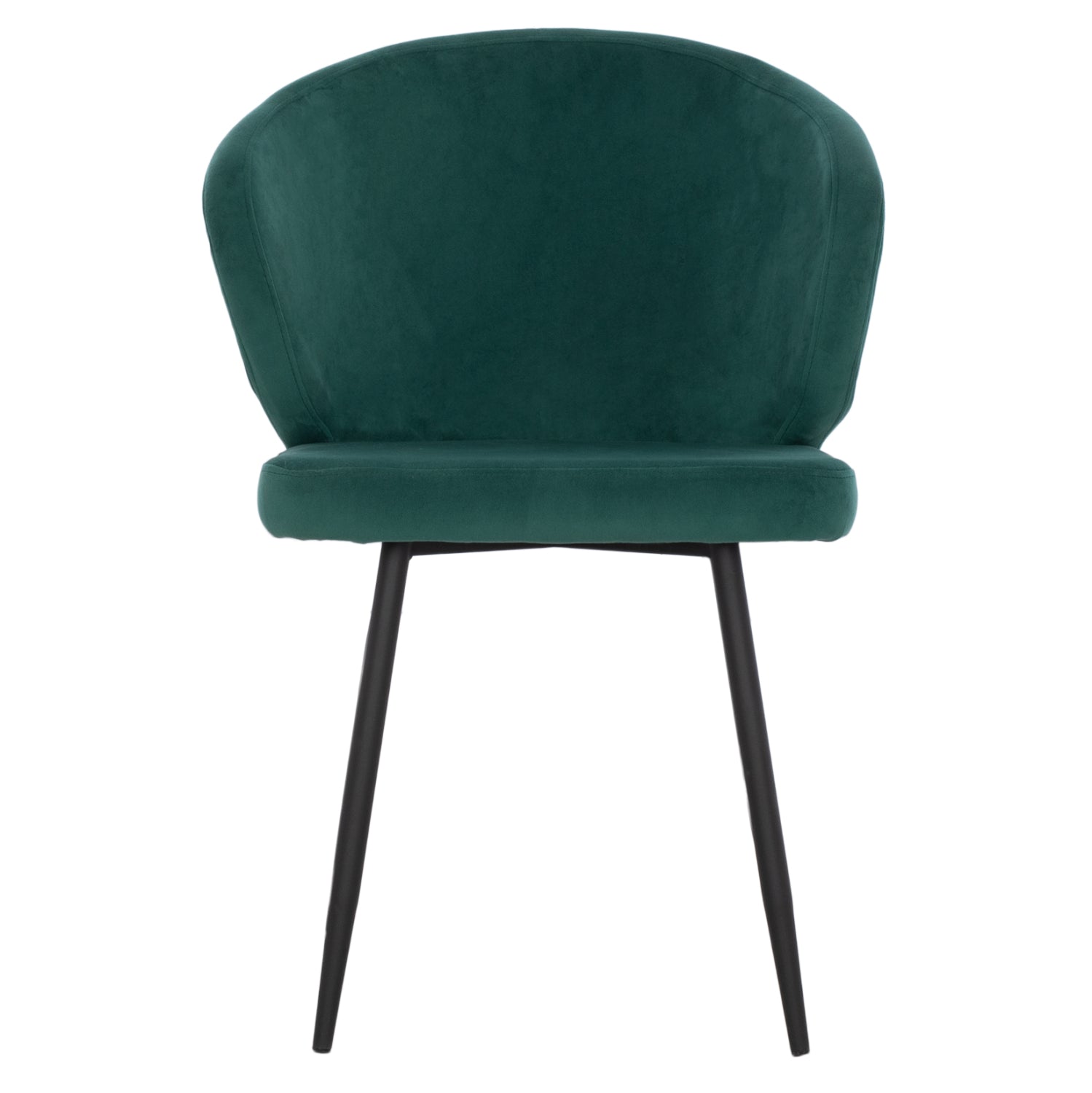 Кресло Джия зелен цвят с черни крака 60x60x85