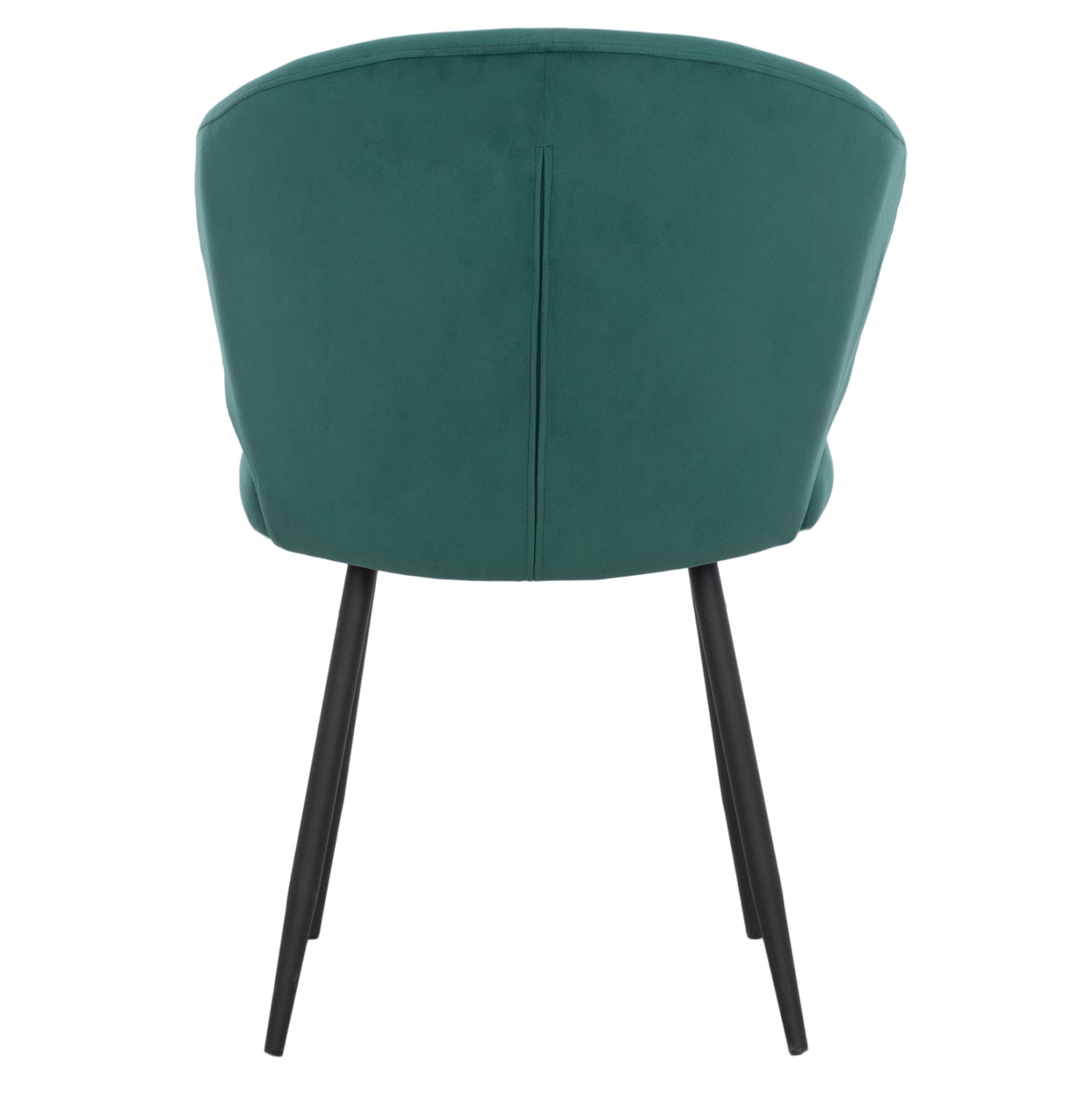 Кресло Джия зелен цвят с черни крака 60x60x85