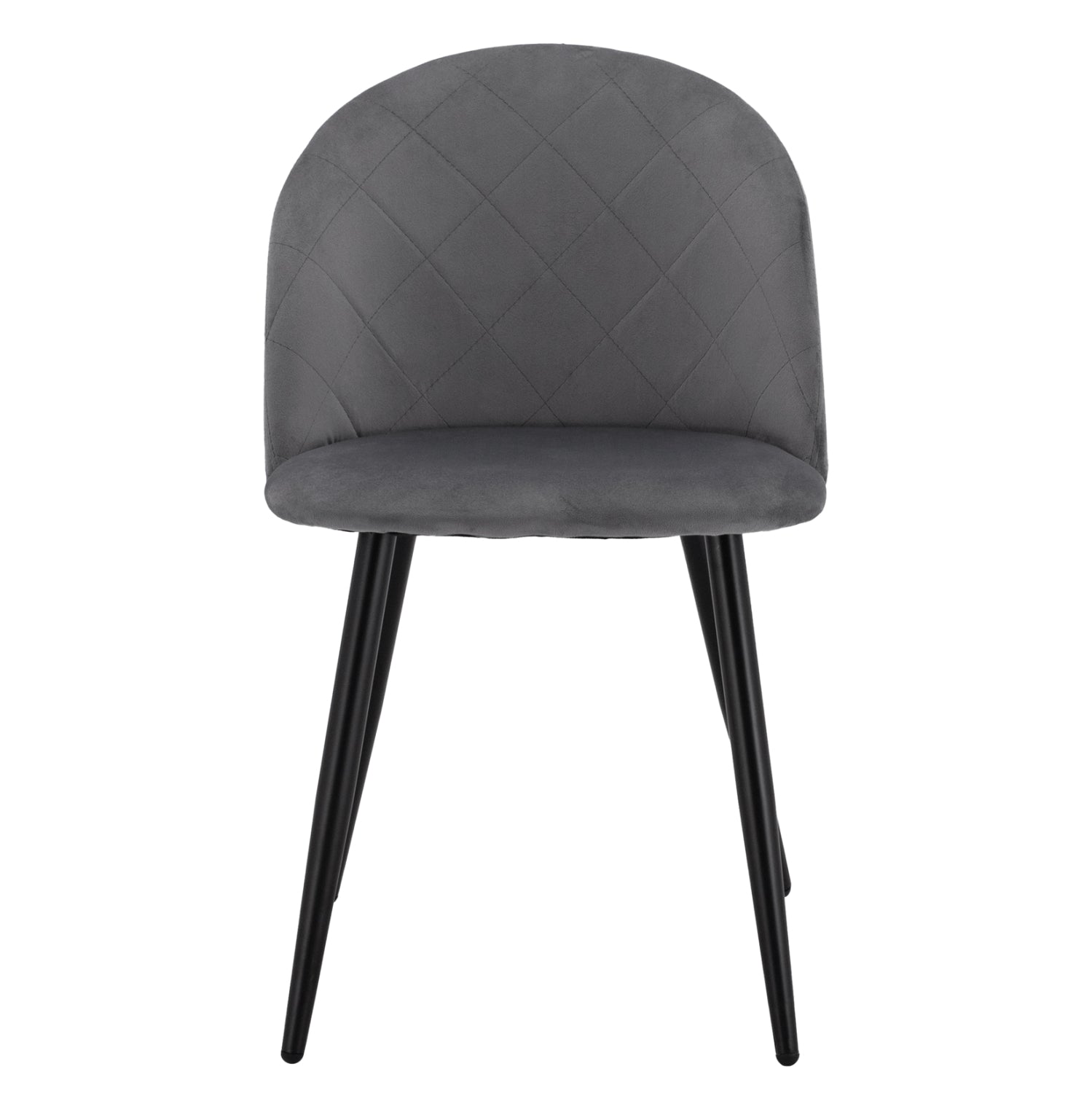 Трапезен стол Мелани/сиво кадифе