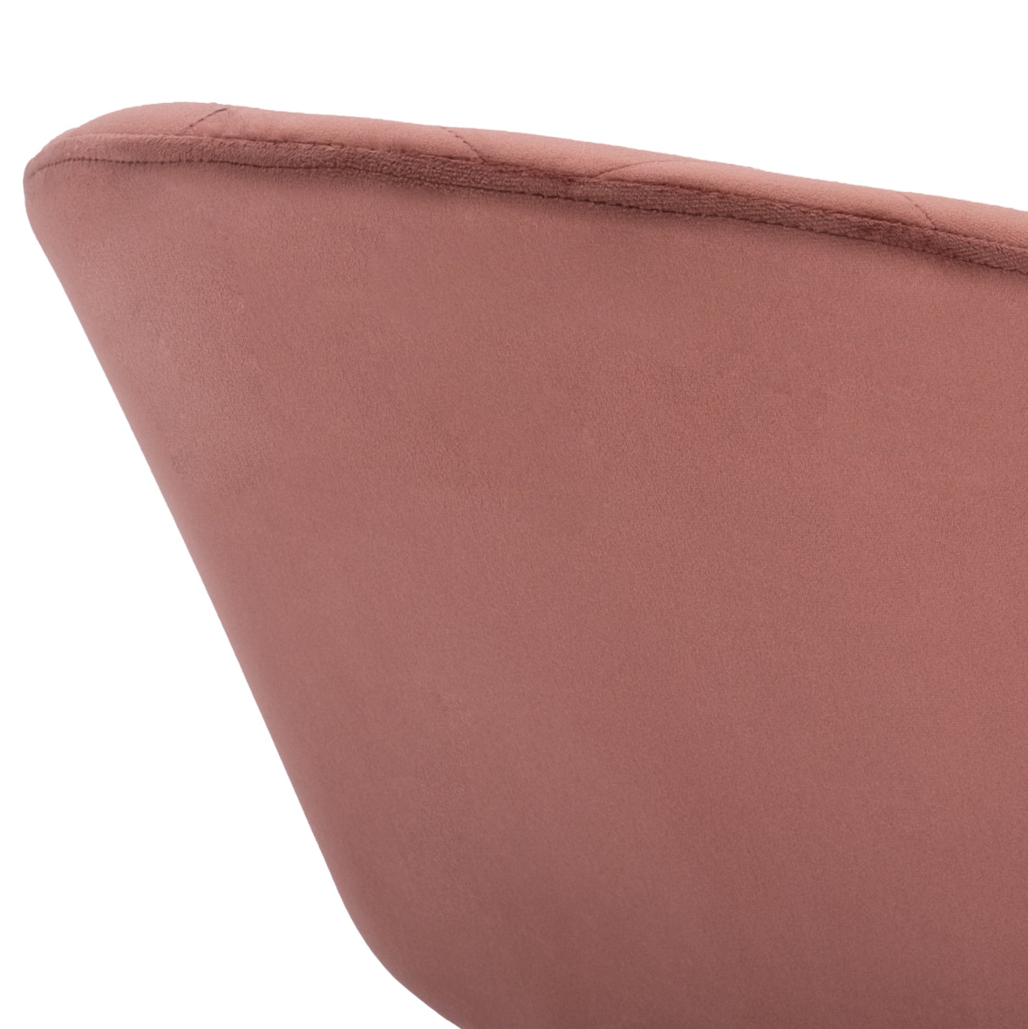 Стол Мелани кадифе розов цвят