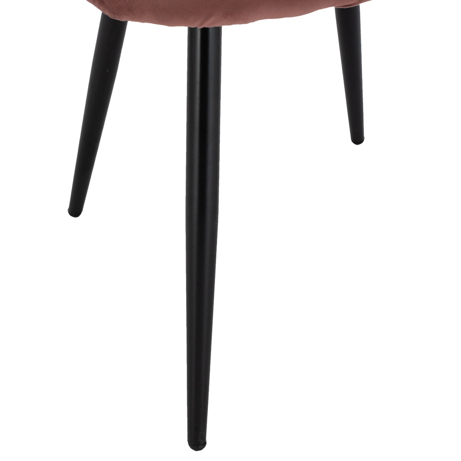 Стол Мелани кадифе розов цвят