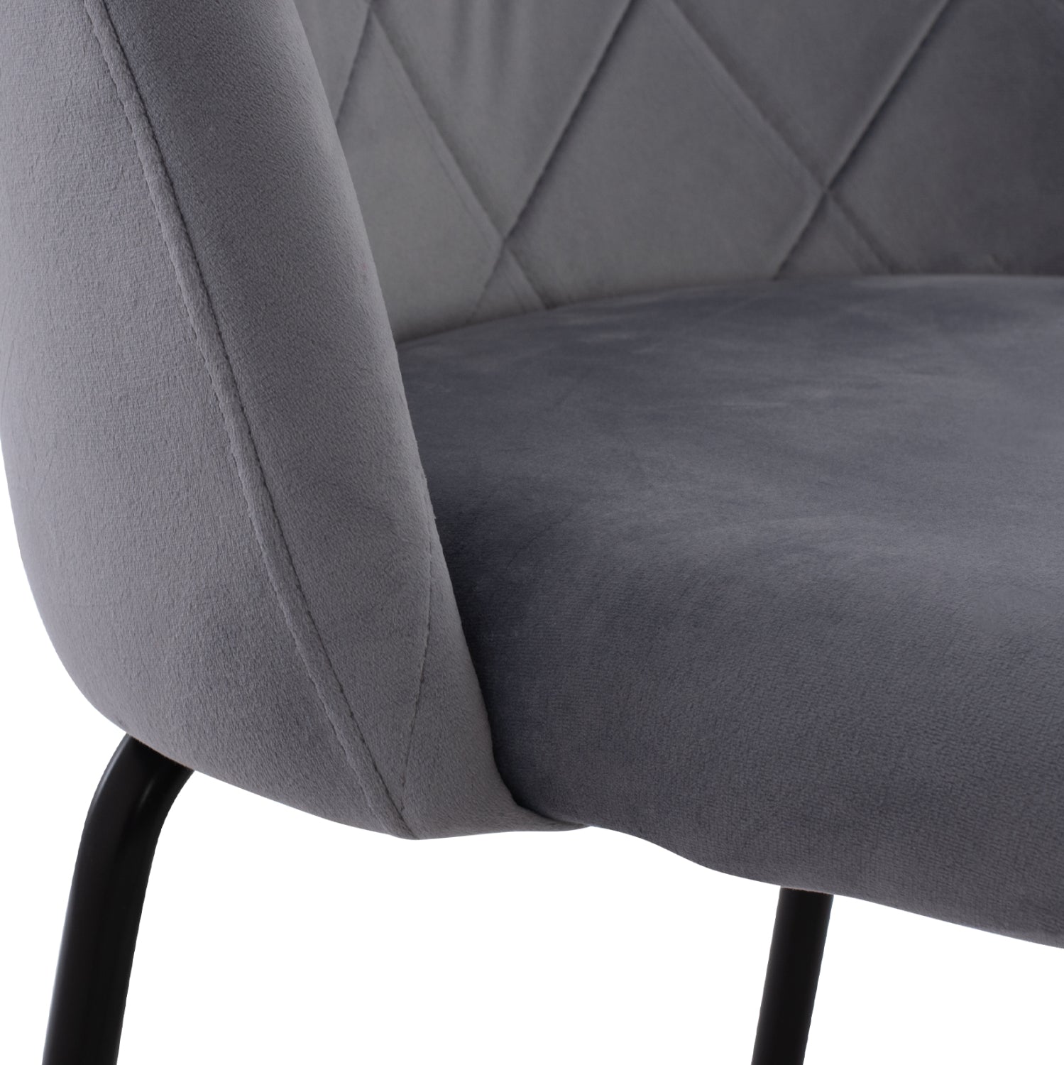 Бар стол Мелани сив цвят 45x53x98 см.