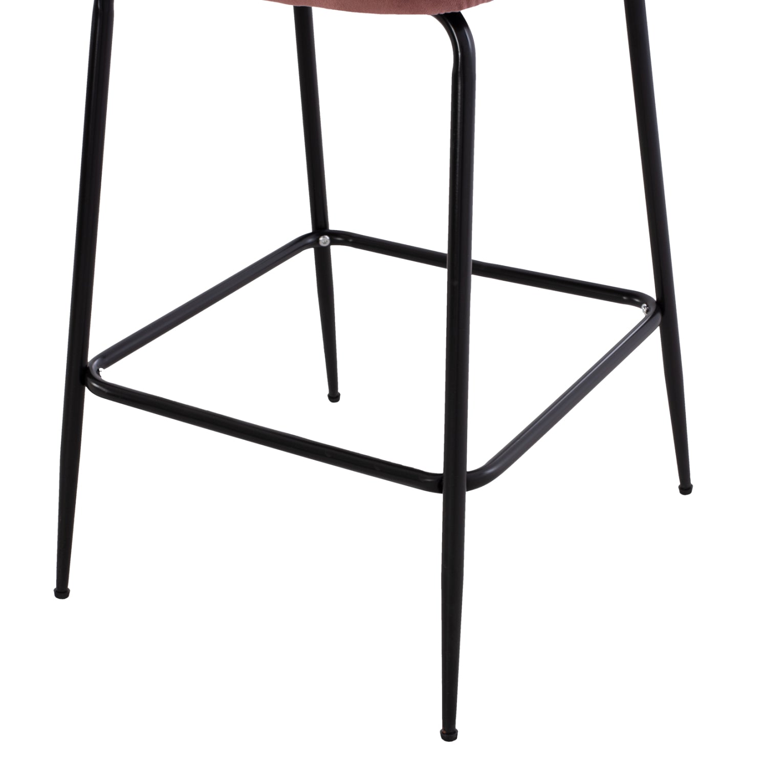 Бар стол Мелани розов цвят 45x53x98см