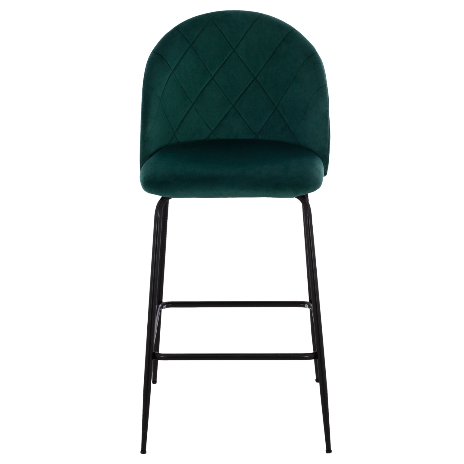 Бар стол Мелани зелен цвят 45x53x98см