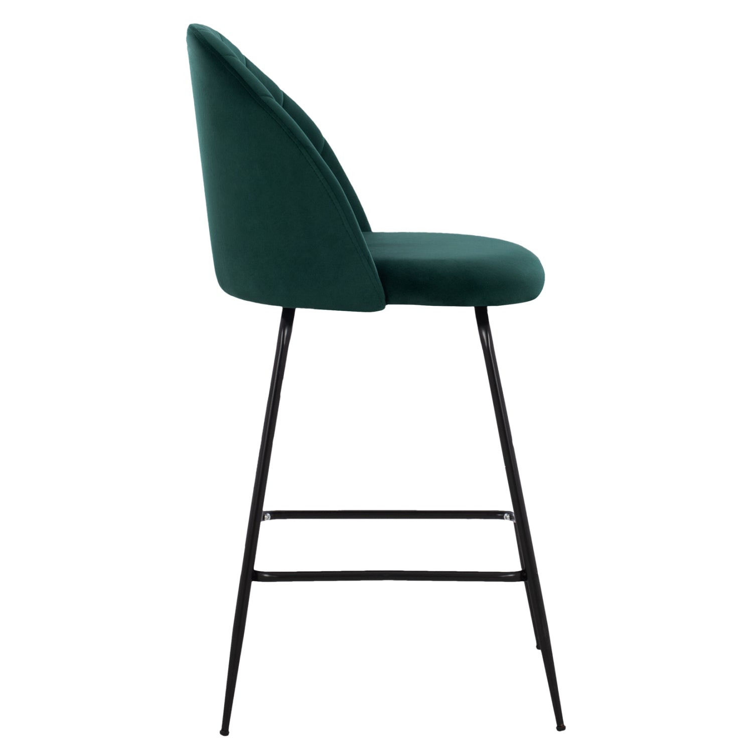 Бар стол Мелани зелен цвят 45x53x98см