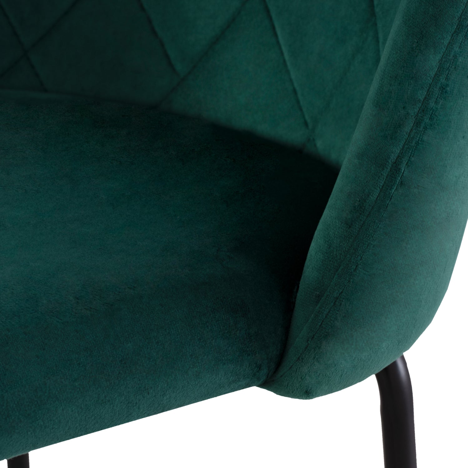 Бар стол Мелани зелен цвят 45x53x98см