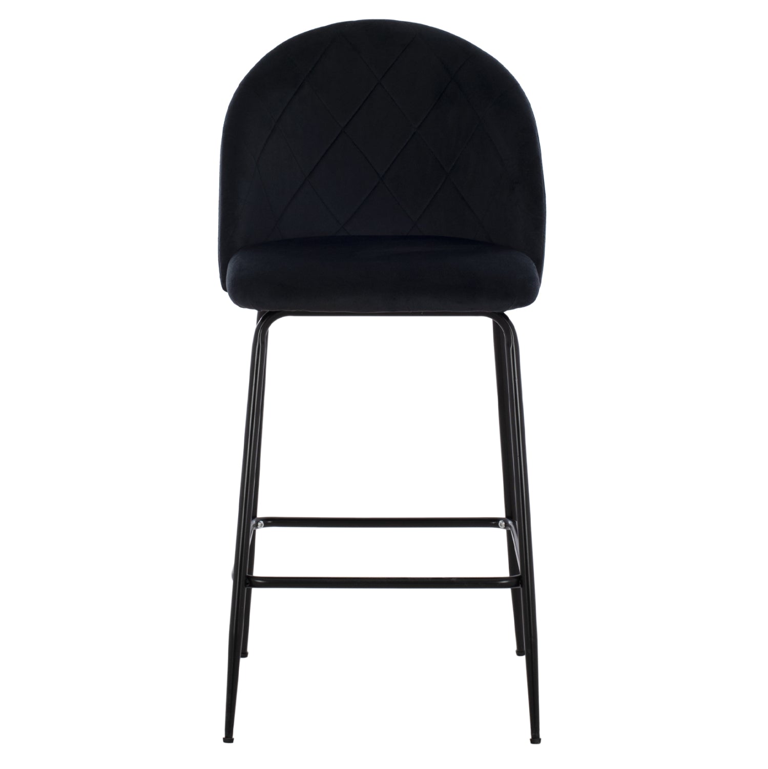 Бар стол Мелани черен цвят 45x53x98см