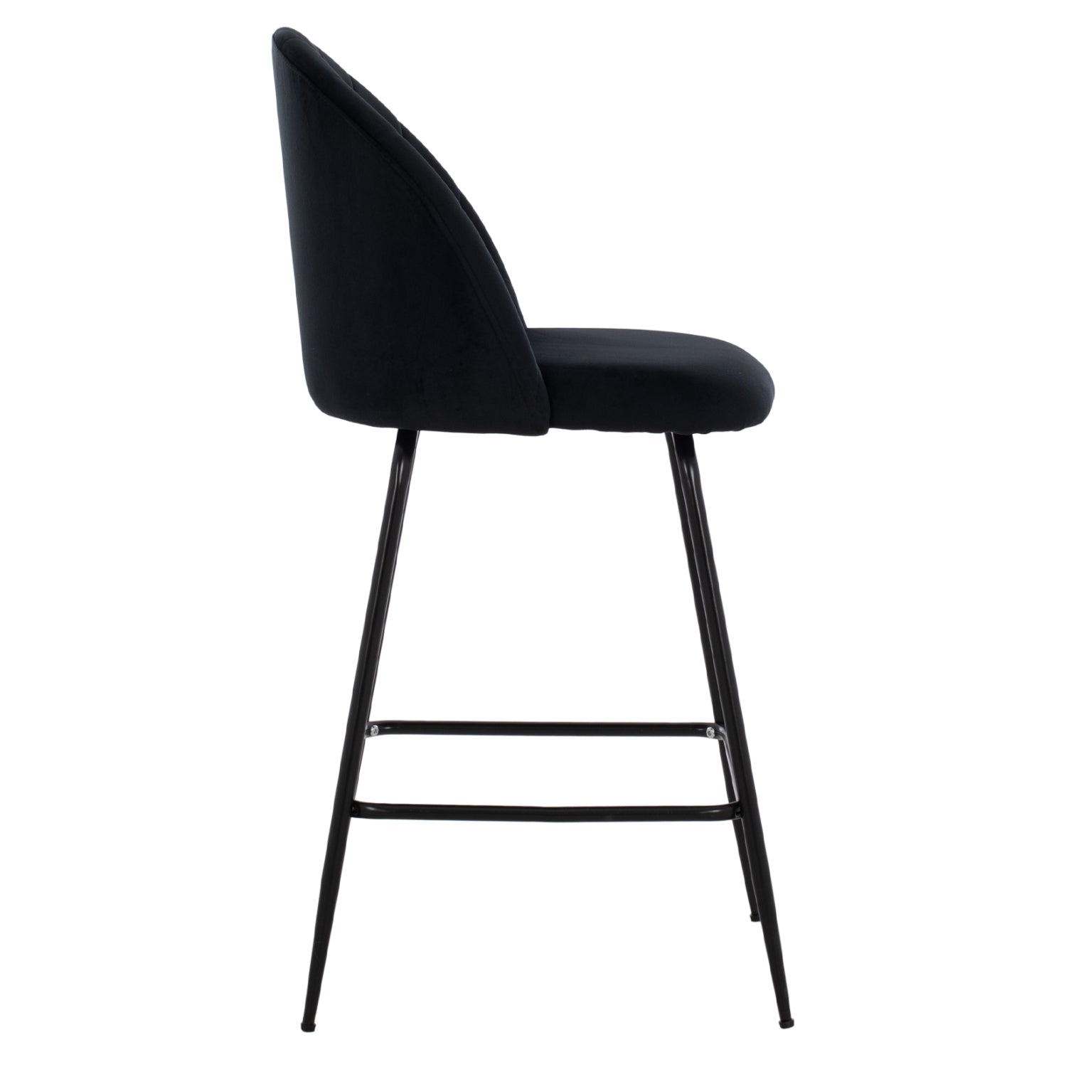 Бар стол Мелани черен цвят 45x53x98см