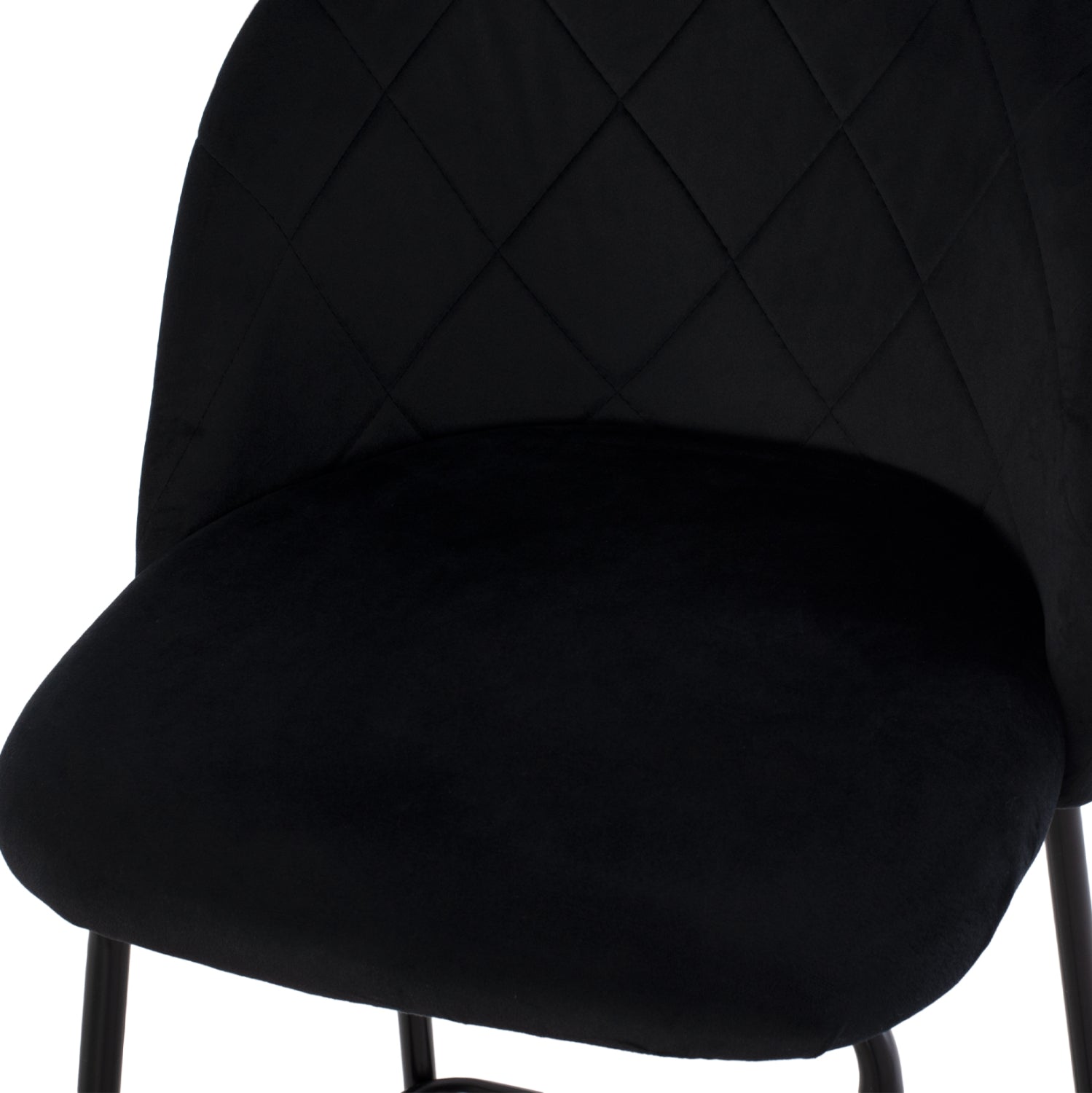 Бар стол Мелани черен цвят 45x53x98см